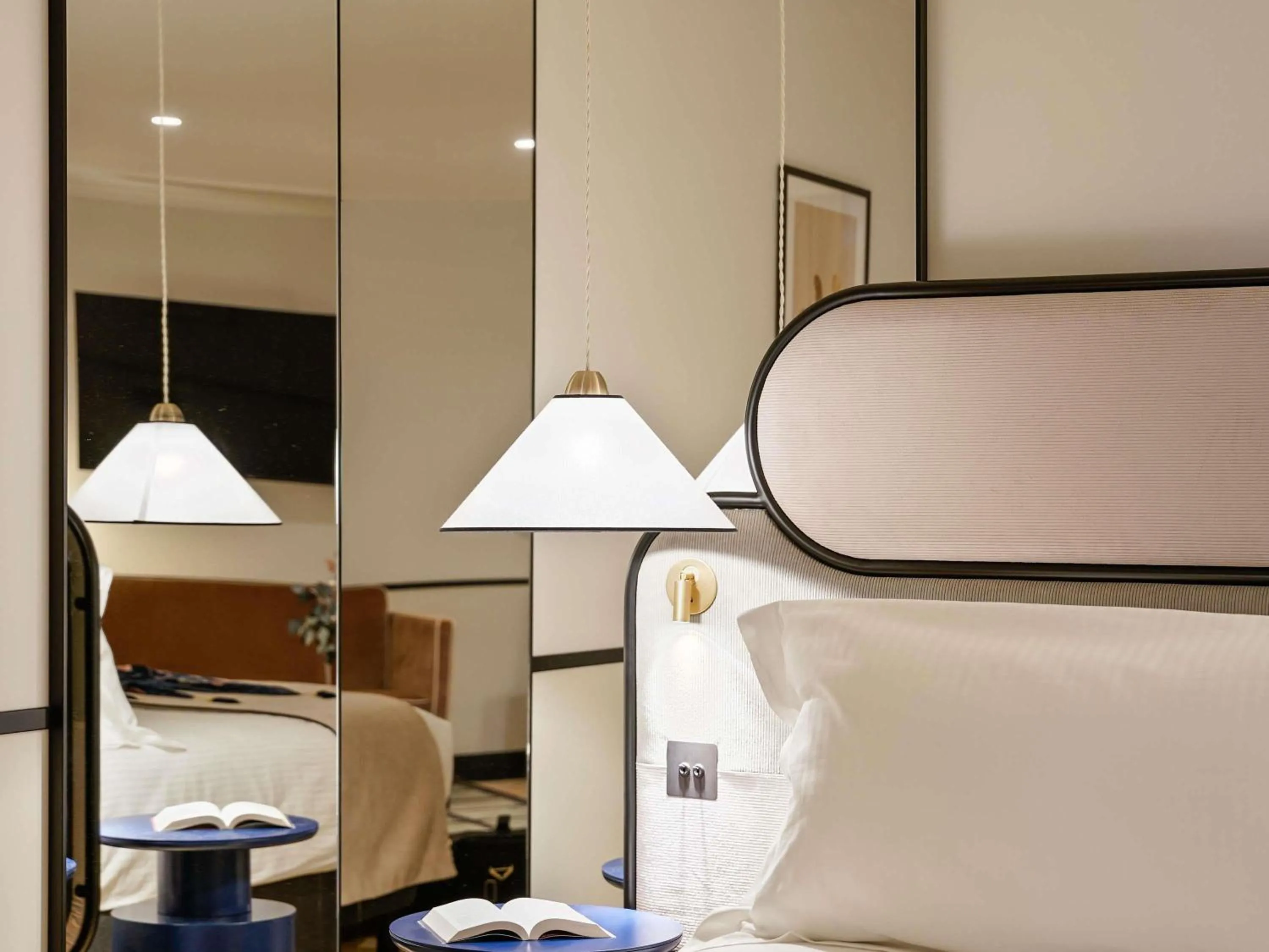 Bedroom, Bed in Hotel Faubourg Galant Paris - Handwritten Collection