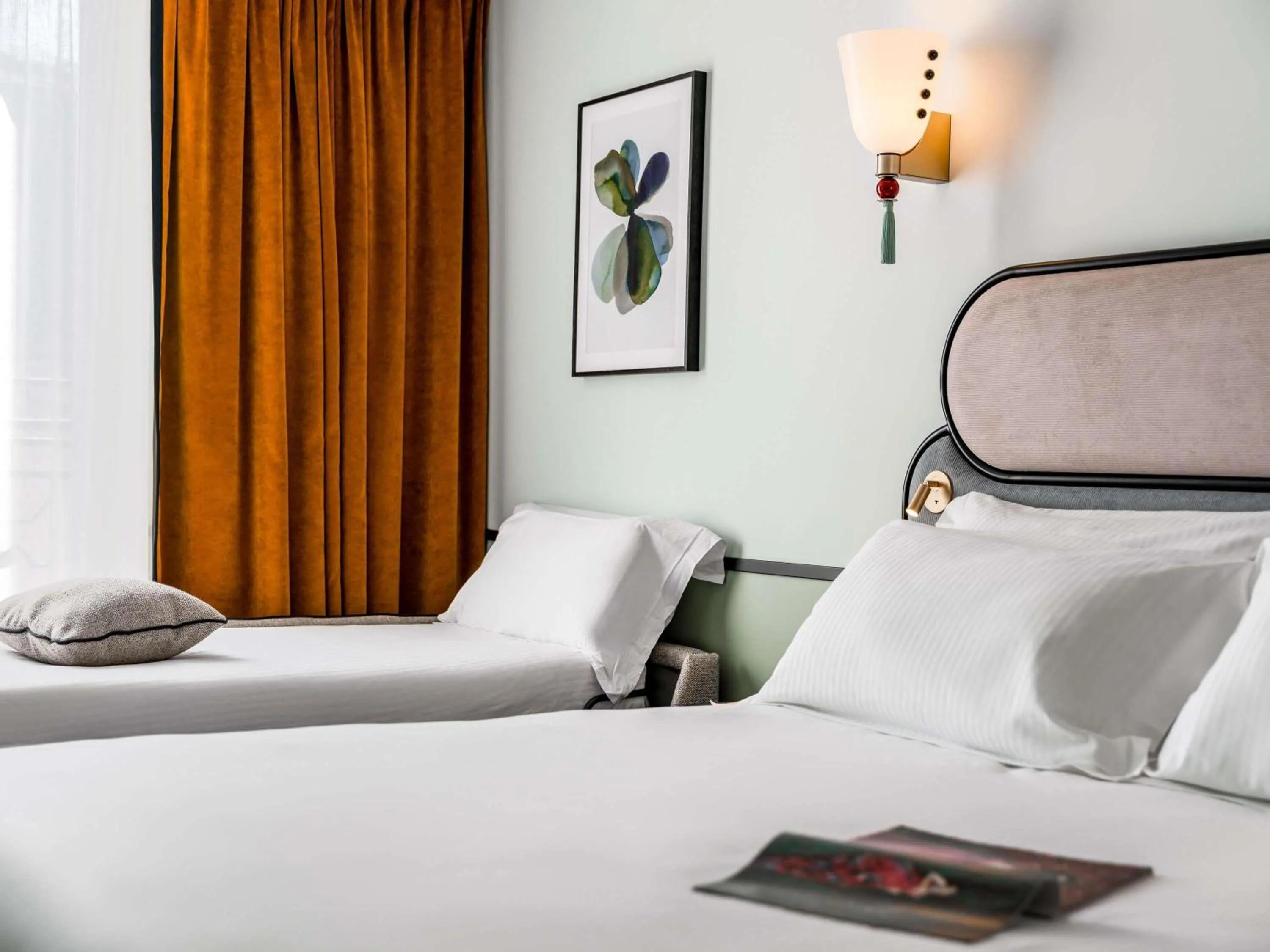 Bedroom, Bed in Hotel Faubourg Galant Paris - Handwritten Collection