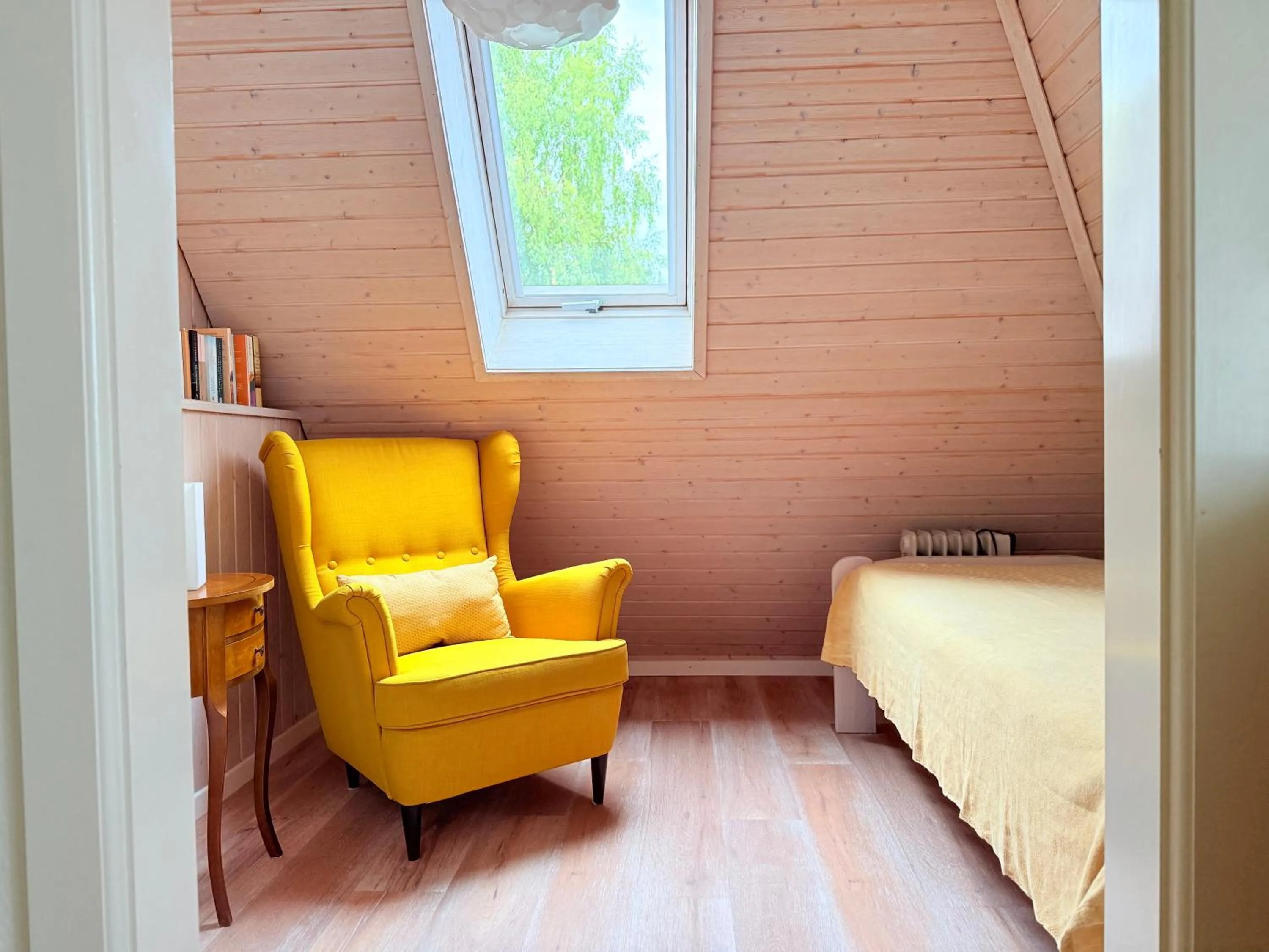 Bed in Gästehaus Sonne