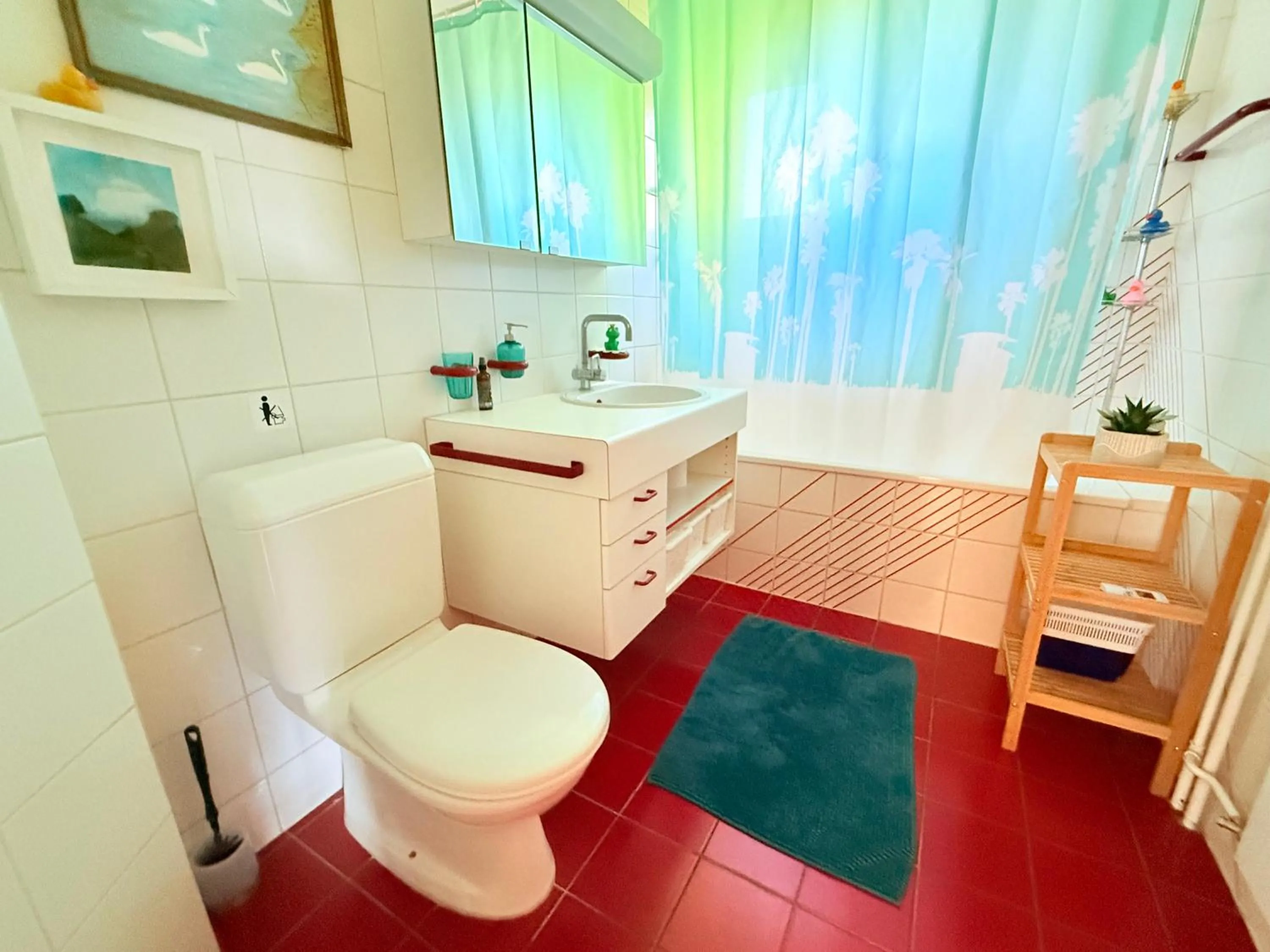 Toilet in Gästehaus Sonne