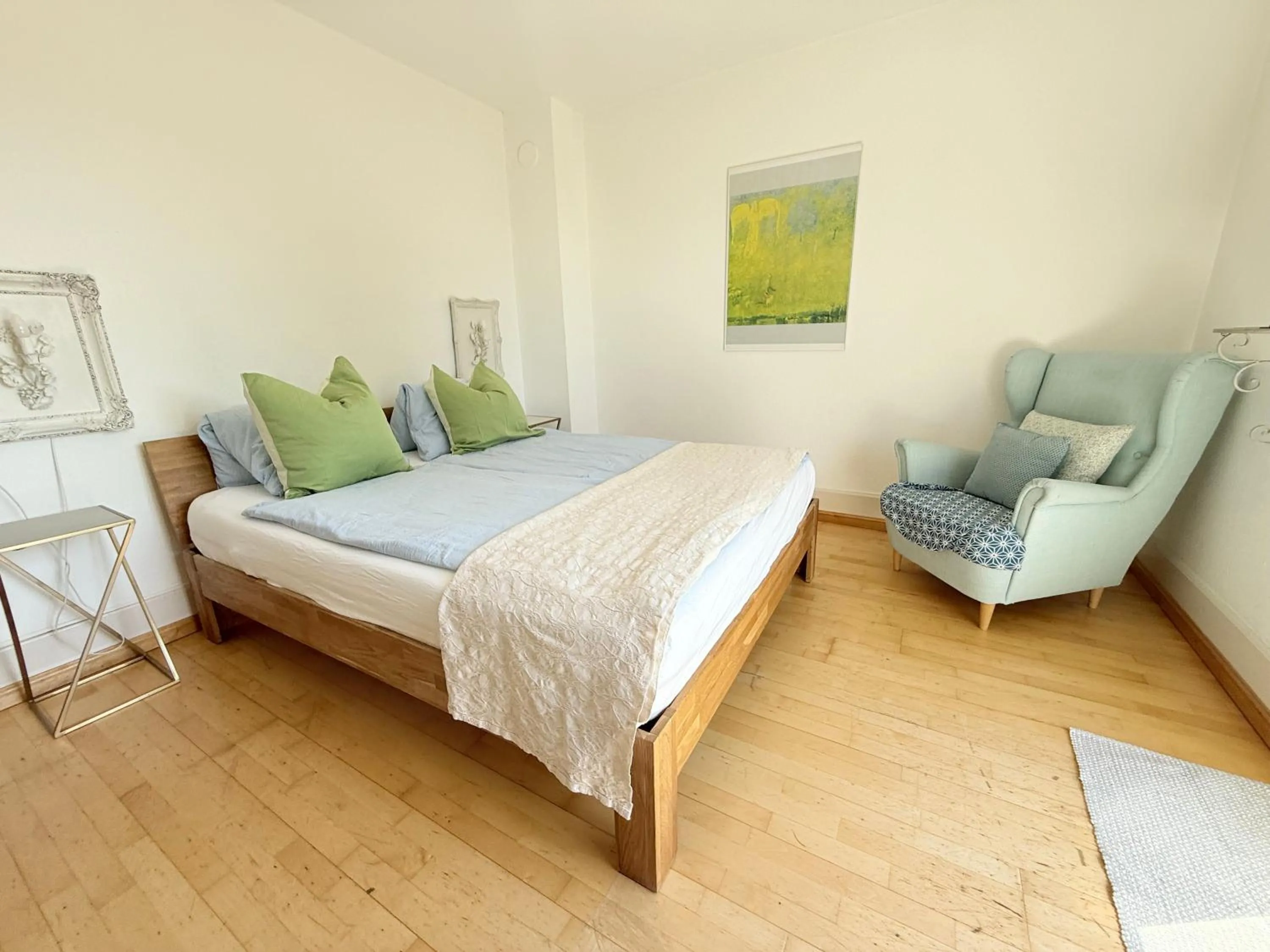Bed in Gästehaus Sonne