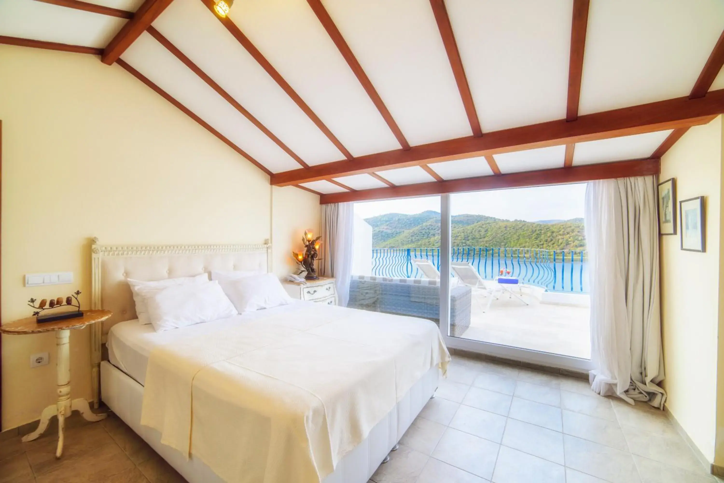 Natural landscape, Bed in Yalicapkini Boutique Hotel Natural landscape, Bed in Yalicapkini Boutique Hotel