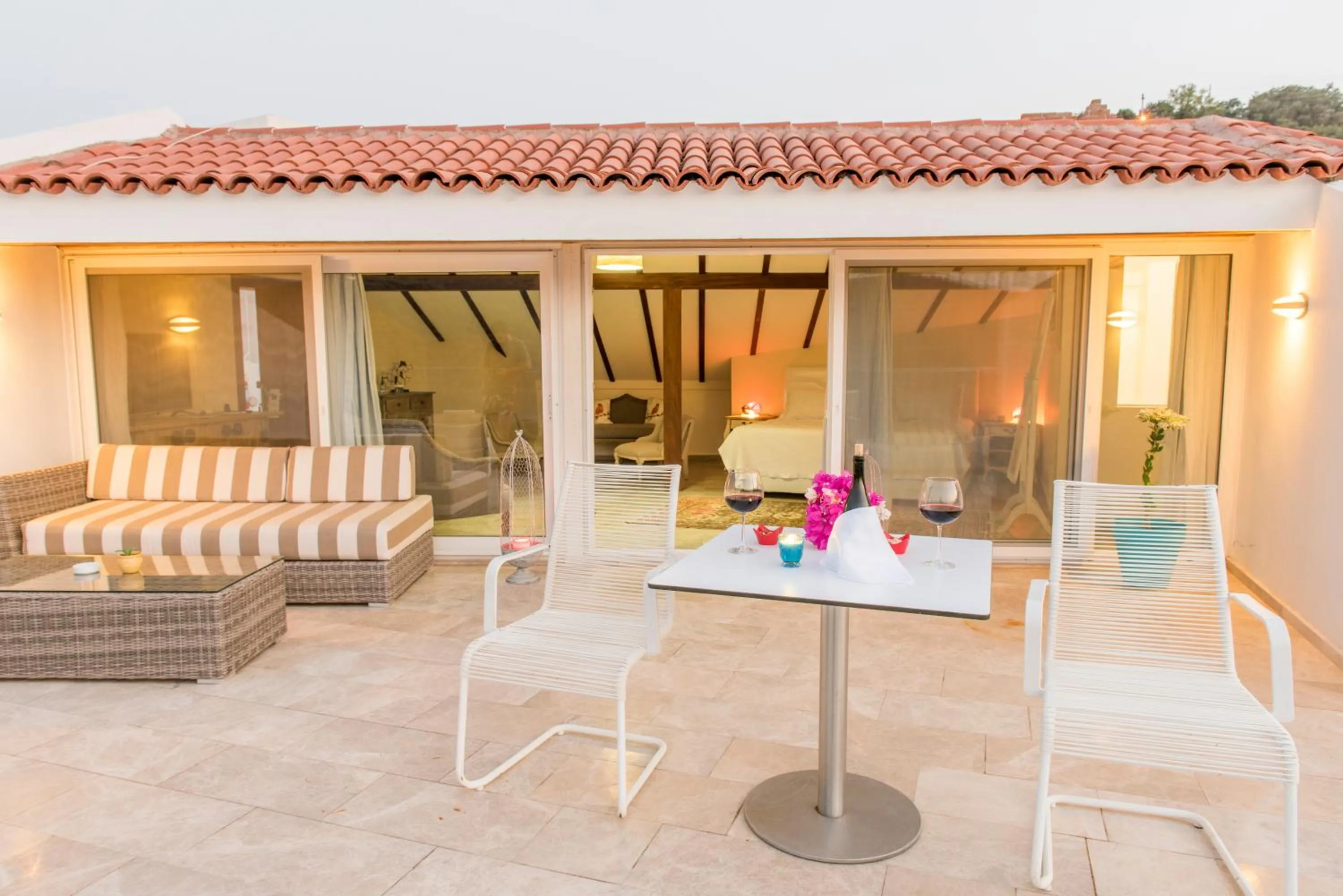 Patio in Yalicapkini Boutique Hotel