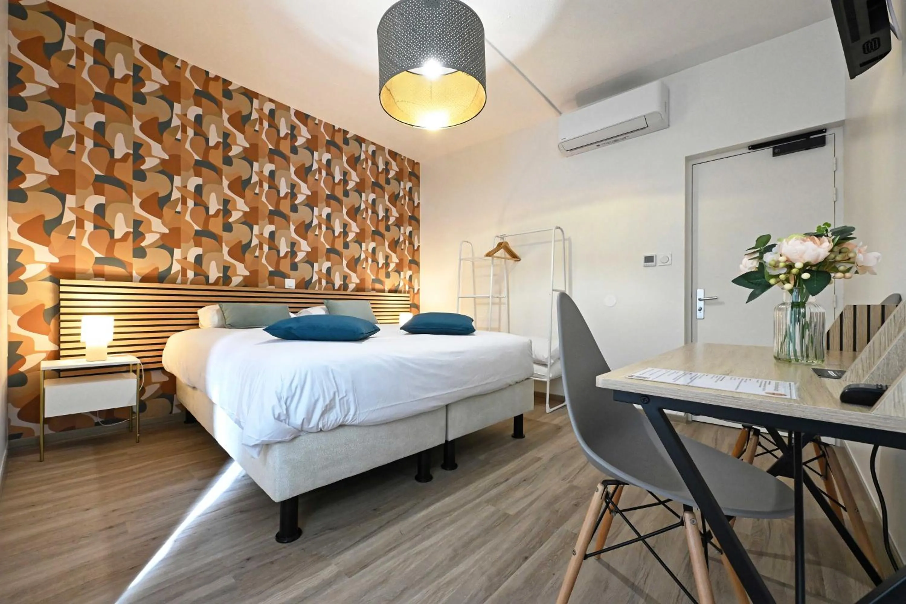 Chambre Double ou Twin Confort  - single occupancy in Hôtel le Terminus et son restaurant Côte à Côte - Chambres rénovées