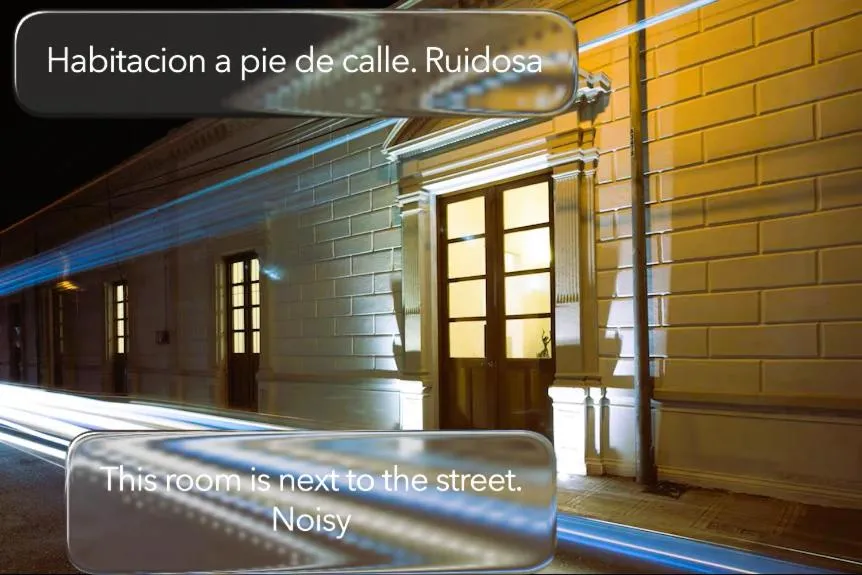 Text overlay in Villa Orquídea Boutique Hotel