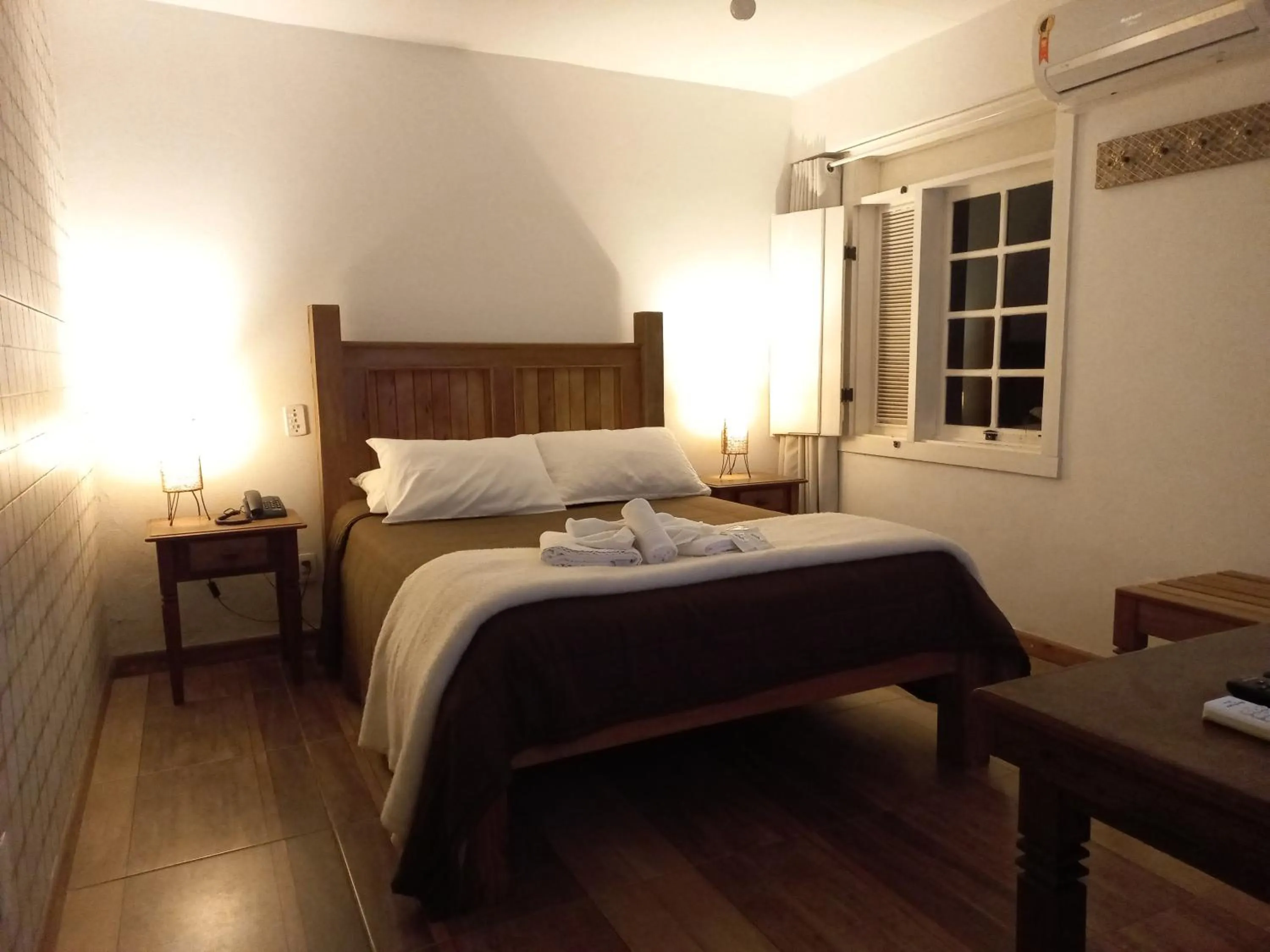 Bed in Pousada Cantares