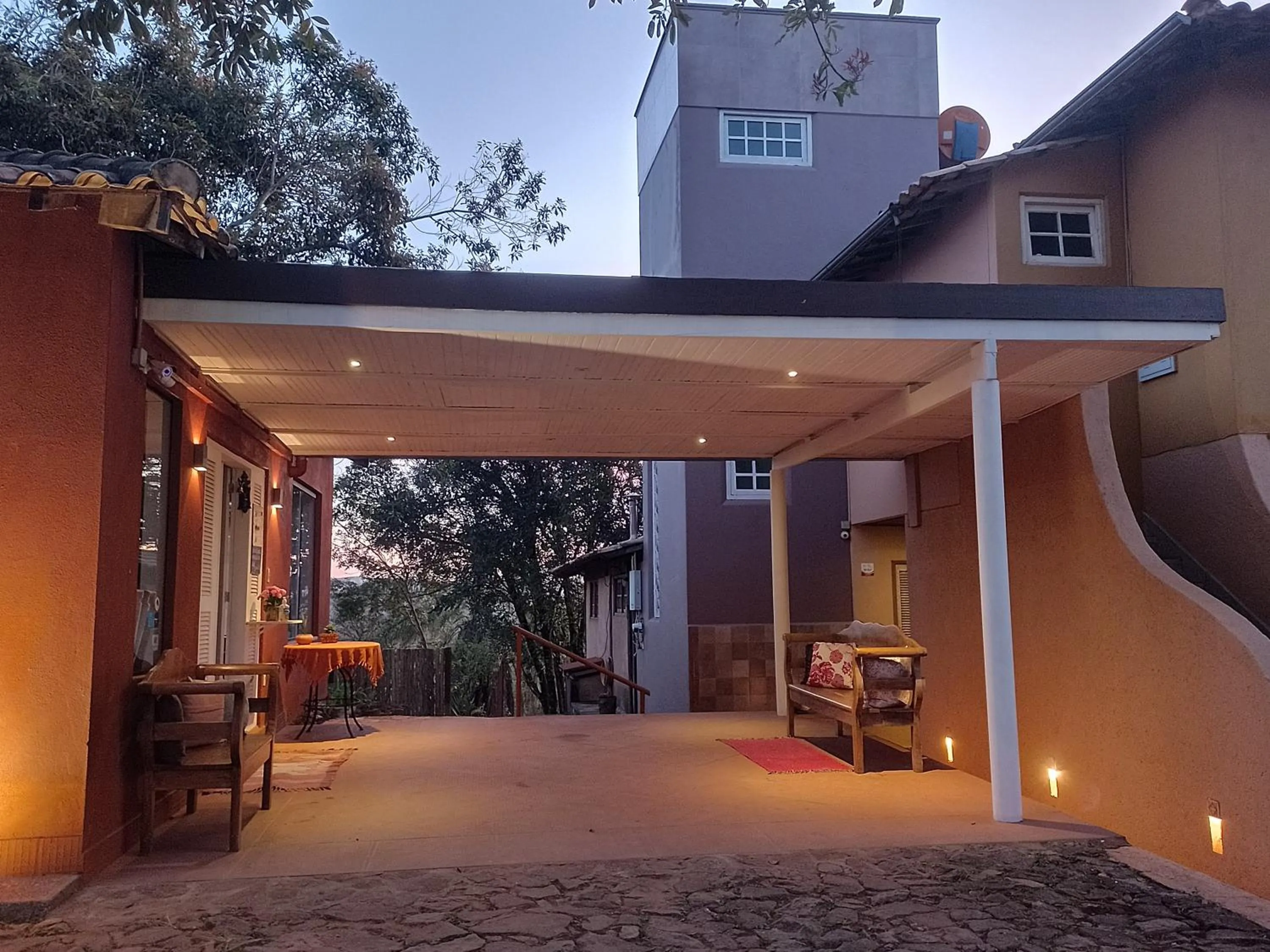 Lobby or reception in Pousada Cantares