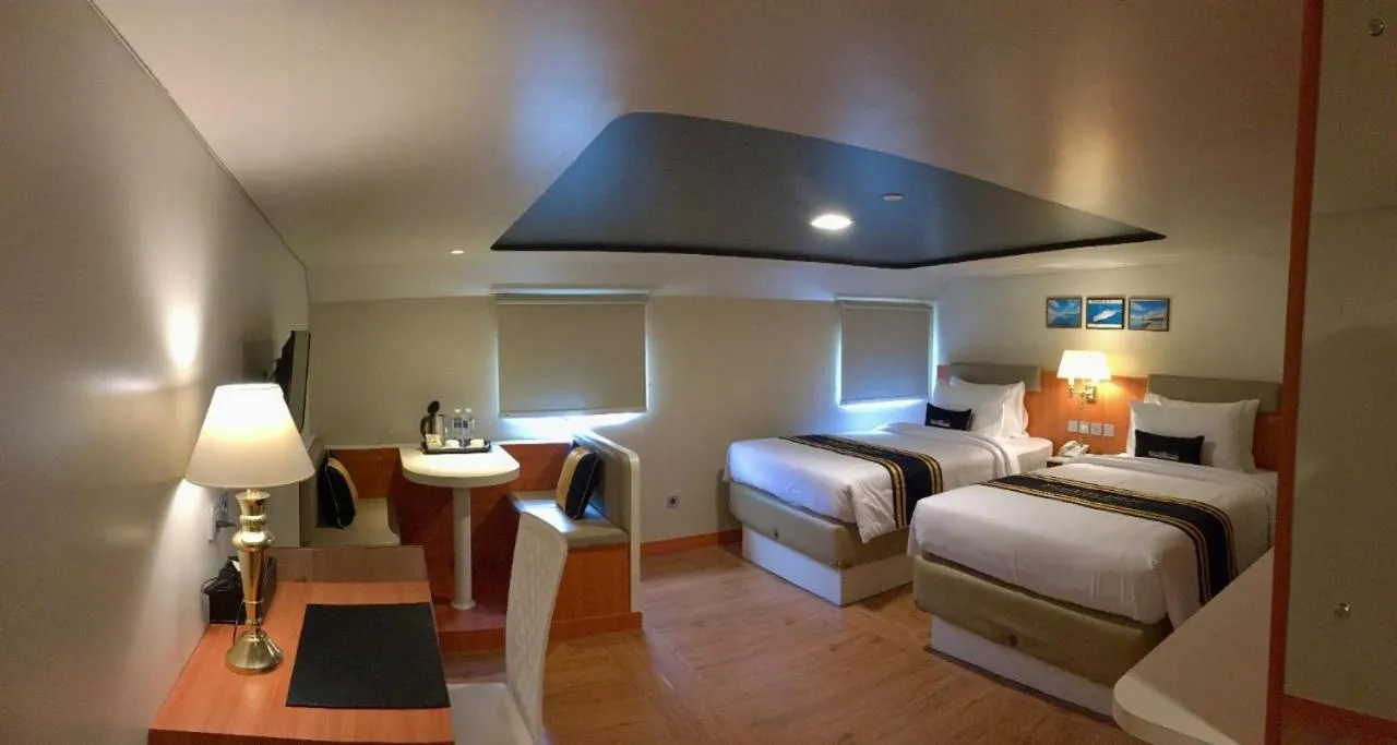 Bed in Doulos Phos The Ship Hotel