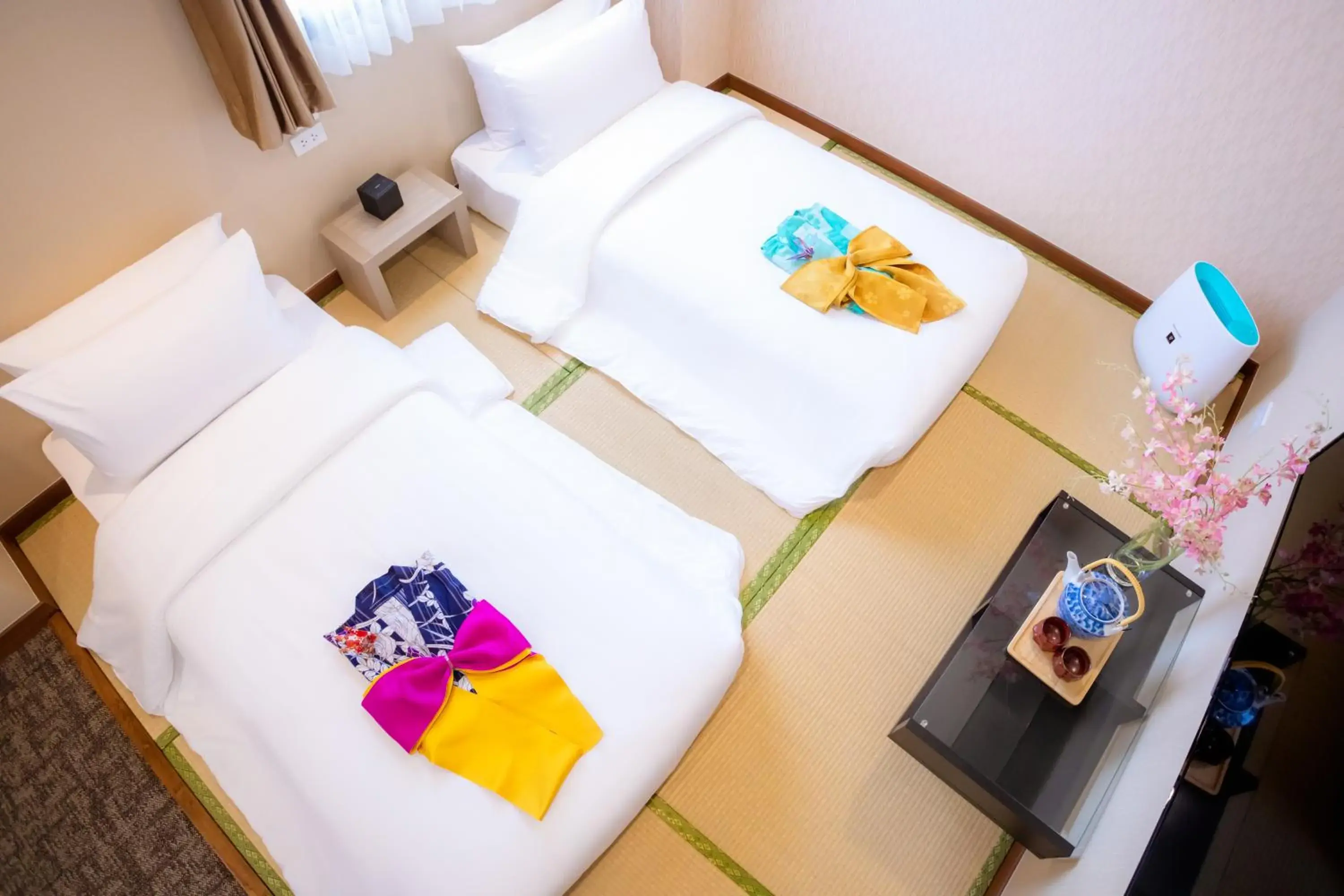 Bed in Hotel Kuretakeso Thailand Sriracha - SHA Extra Plus Bed in Hotel Kuretakeso Thailand Sriracha - SHA Extra Plus