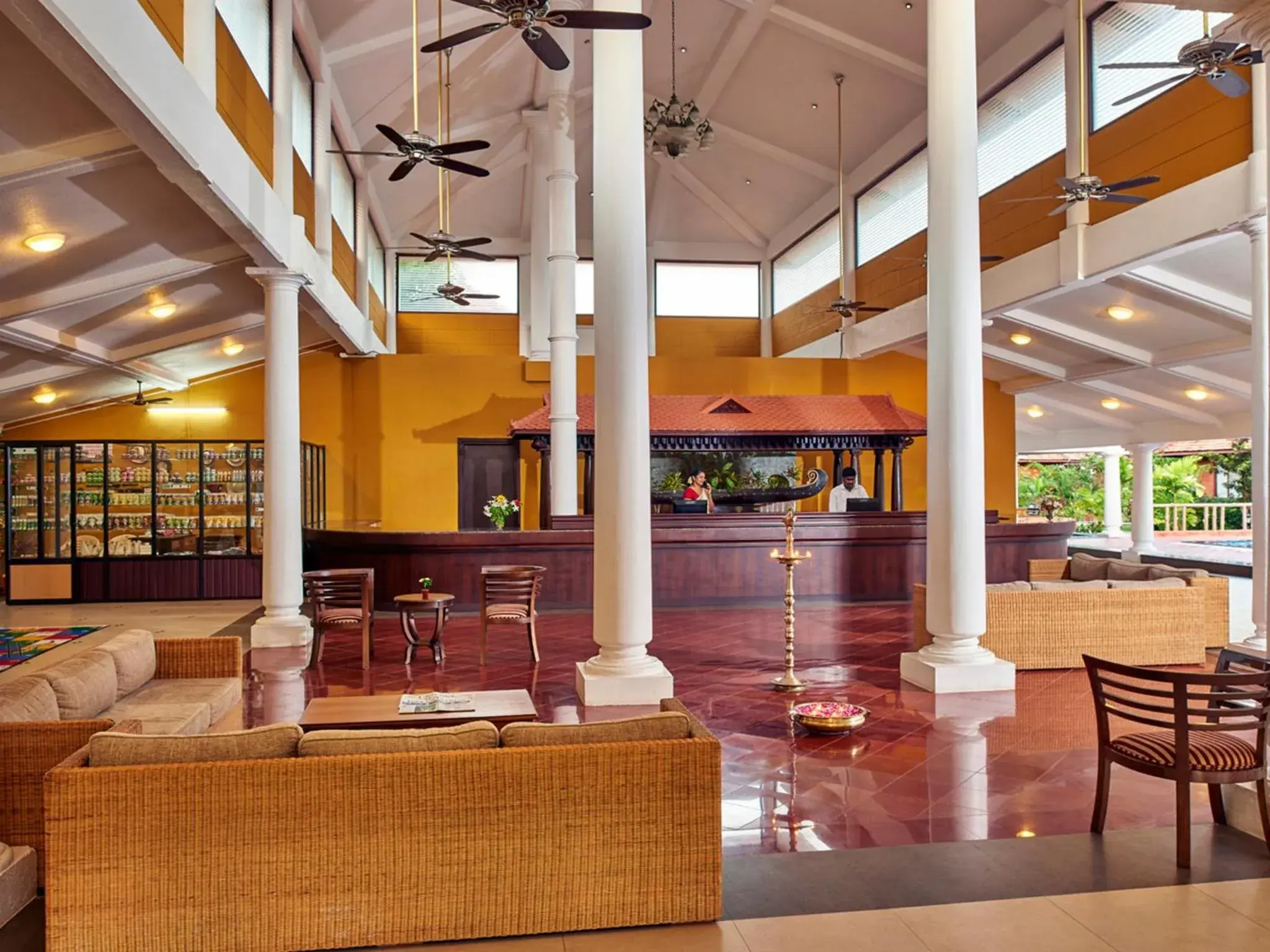 Lobby or reception in Club Mahindra Poovar Lobby or reception in Club Mahindra Poovar
