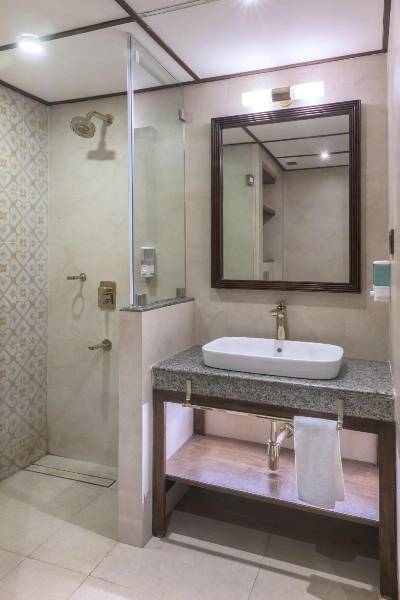 Bathroom in Club Mahindra Poovar
