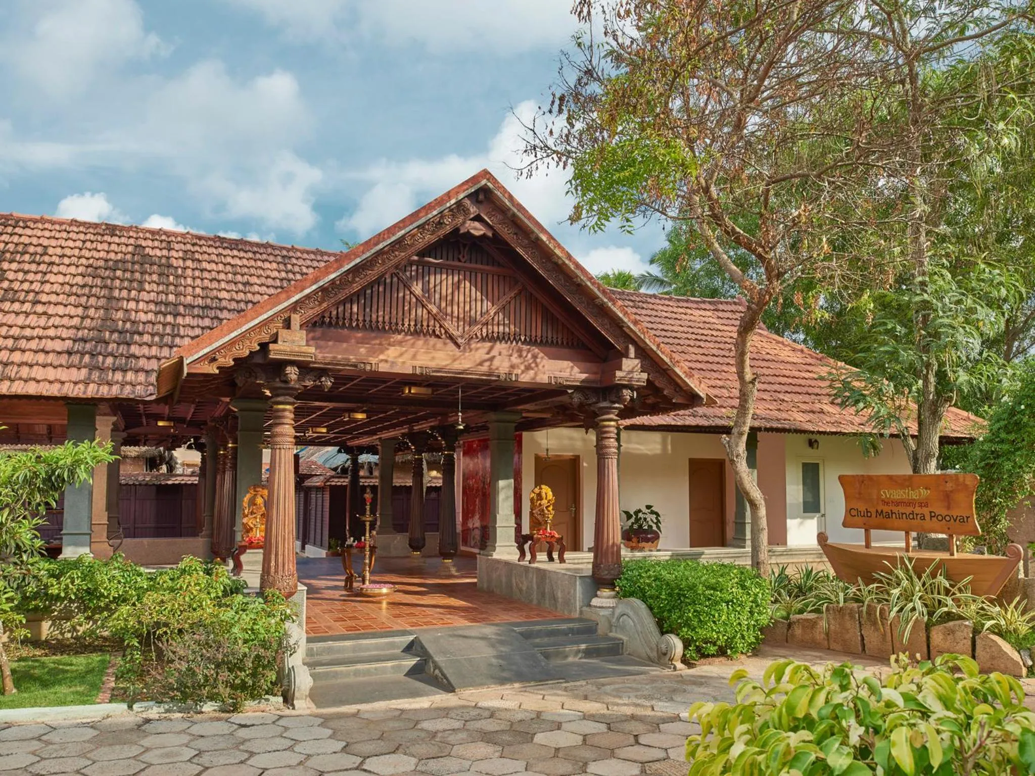Facade/entrance in Club Mahindra Poovar