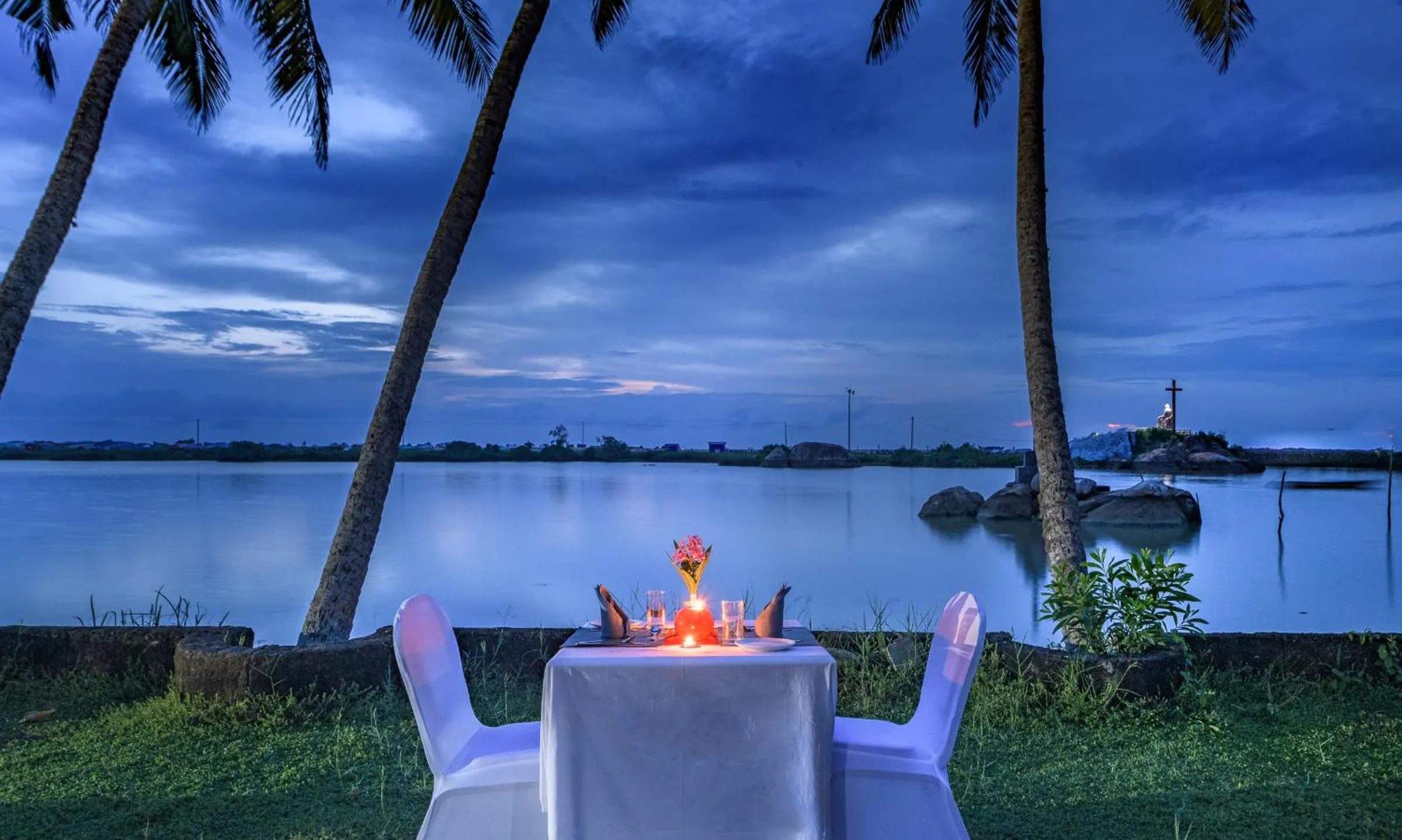 Lake view in Club Mahindra Poovar