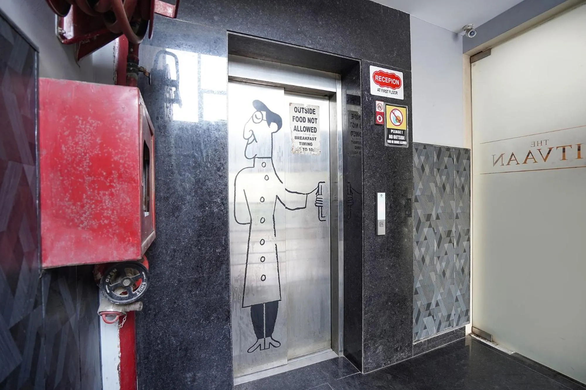 elevator in FabHotel Royale 49