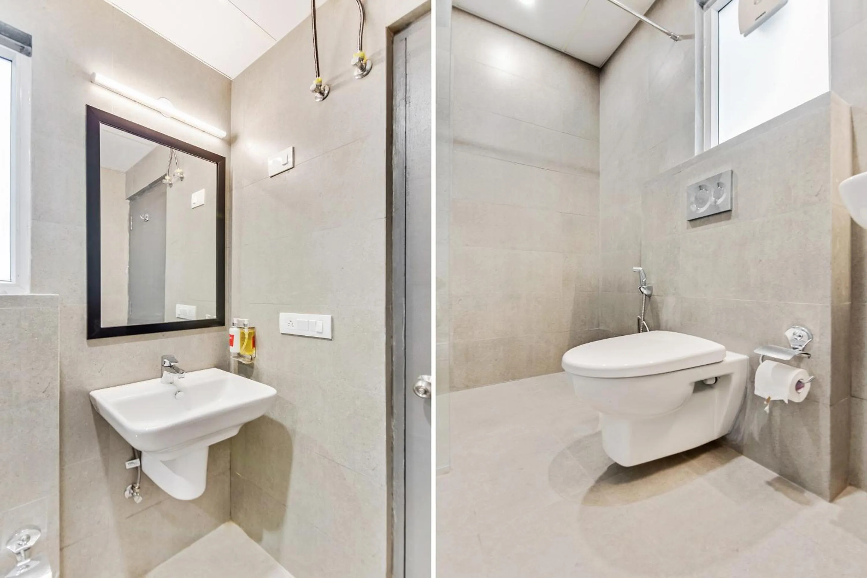 Bathroom in Super Townhouse 204 Sector 49 Near Logix city centre