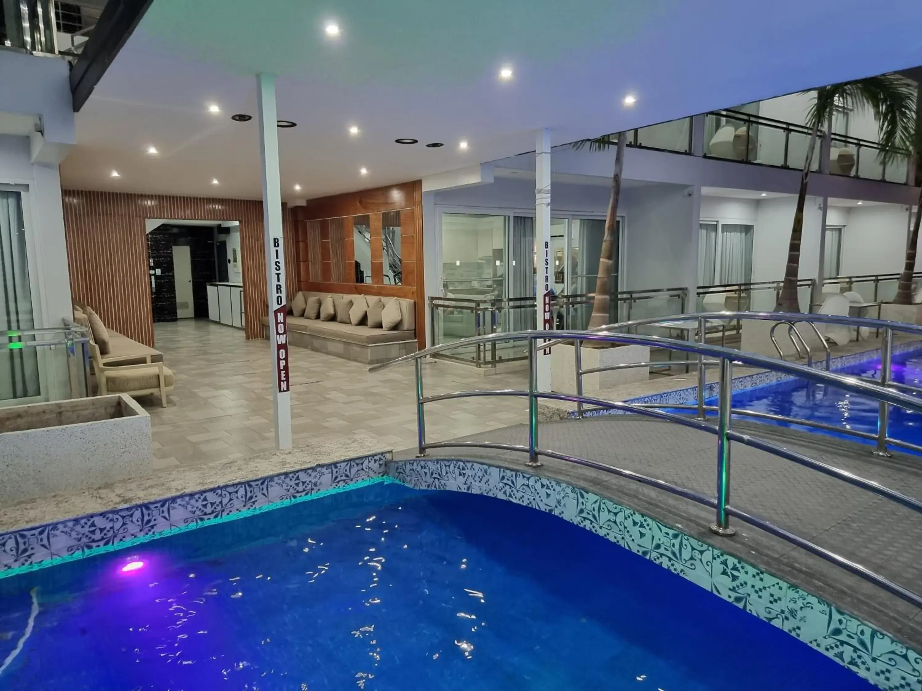 Pool view in Chequers Suites Subic Bay Pool view in Chequers Suites Subic Bay