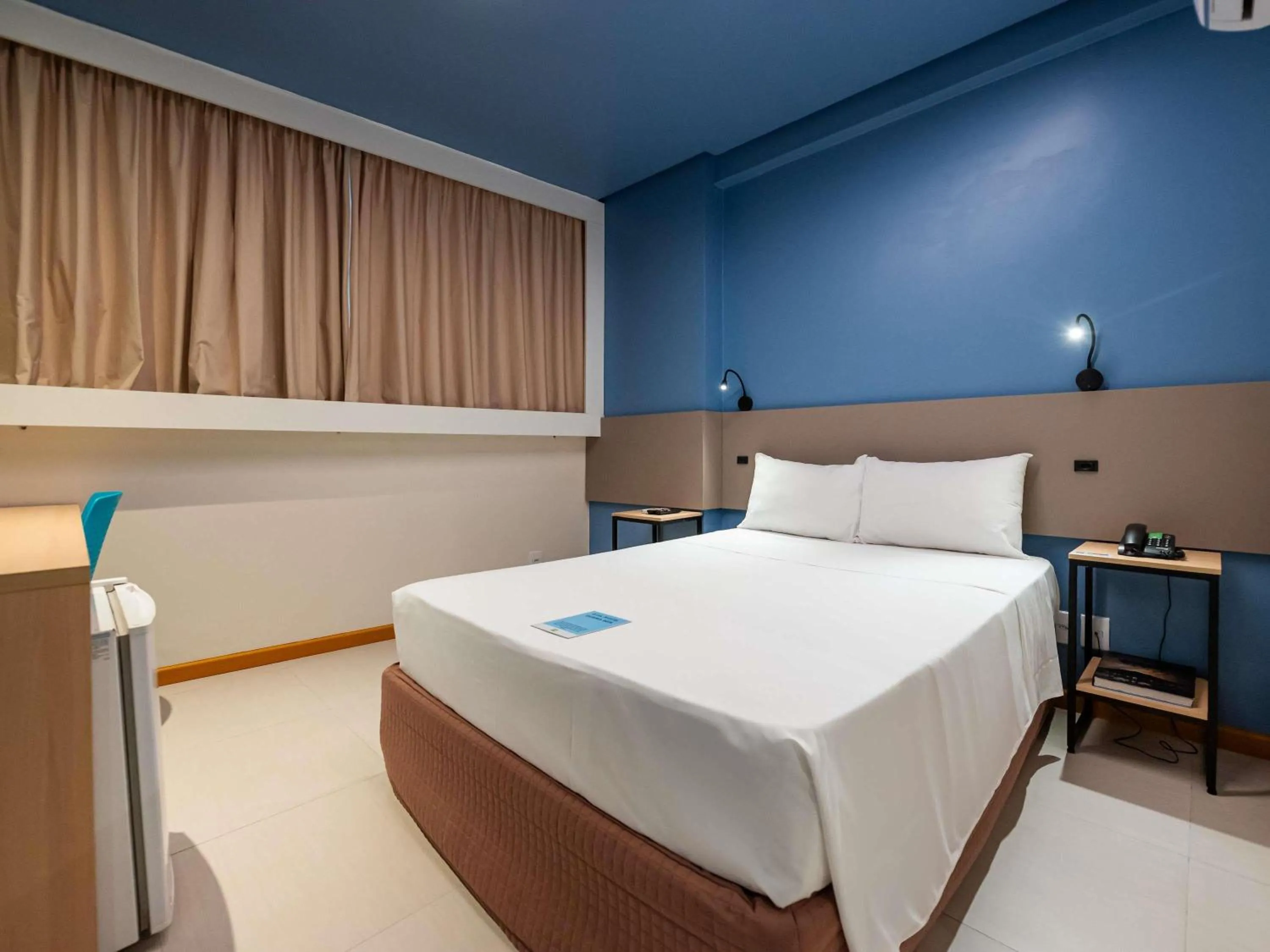 Bedroom, Bed in Ibis Styles Belém Hangar