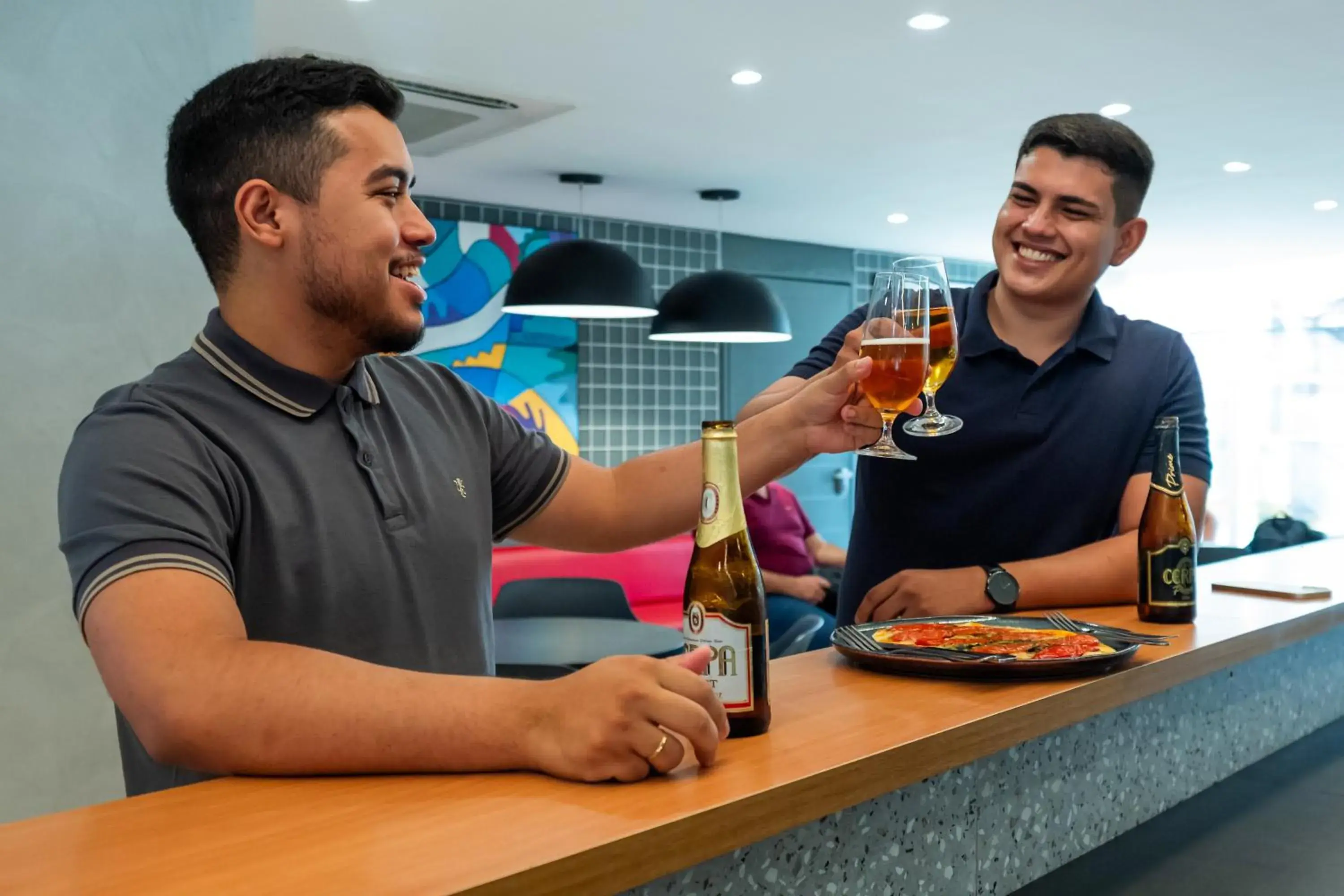 Lounge or bar in Ibis Styles Belém Hangar Lounge or bar in Ibis Styles Belém Hangar