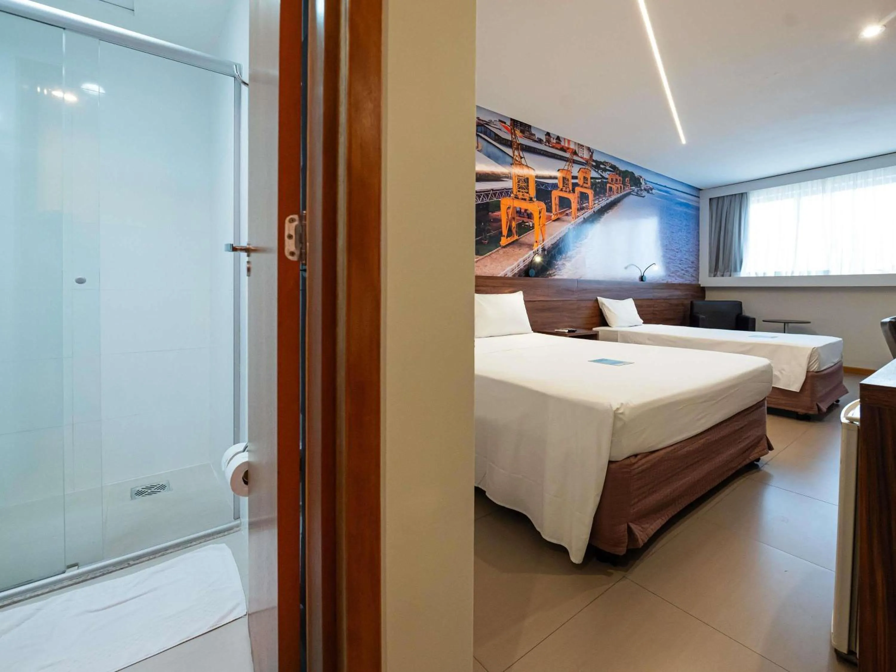 Bedroom, Bed in Ibis Styles Belém Hangar