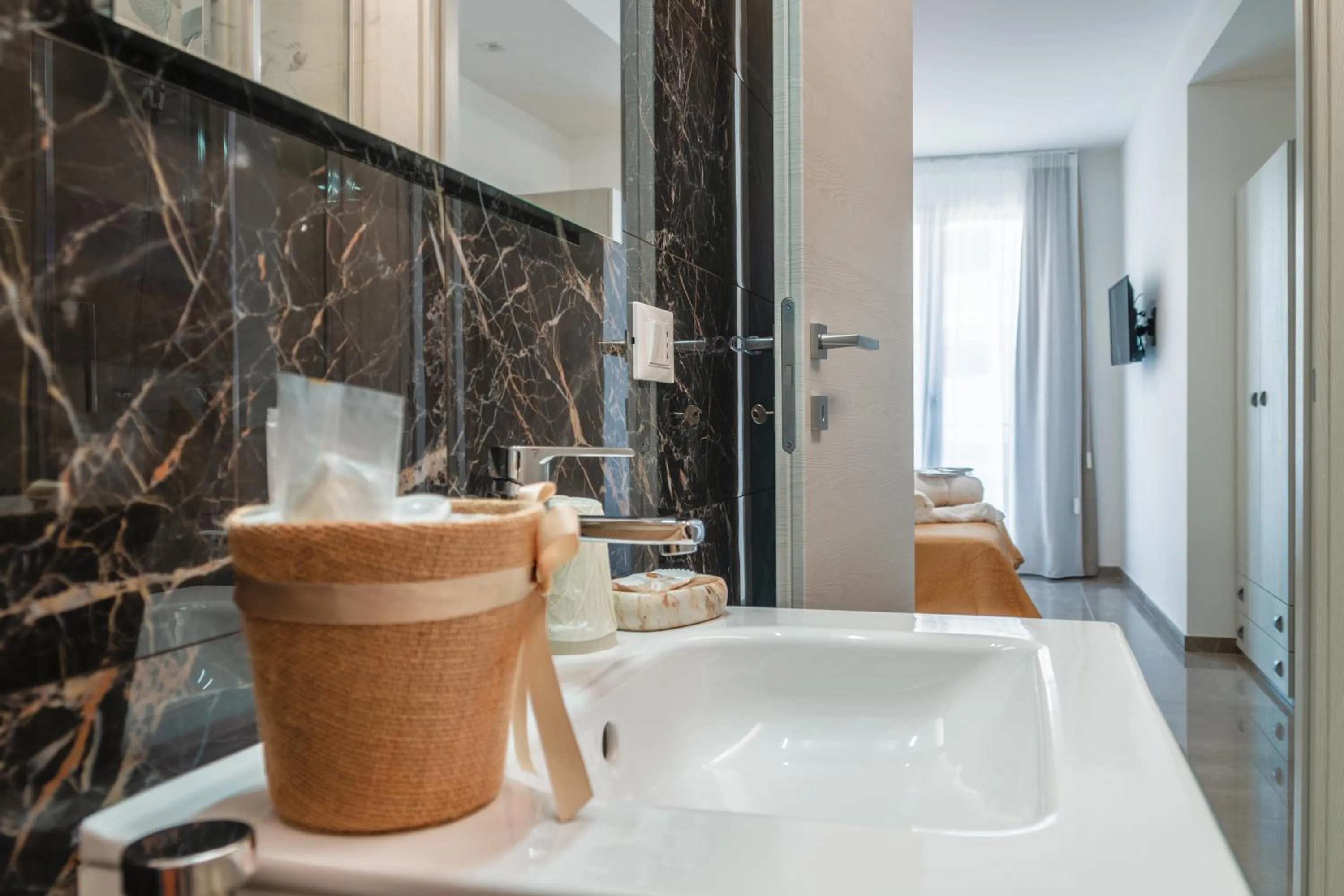 Bathroom in Mediterraneo Palace Luxury Affittacamere