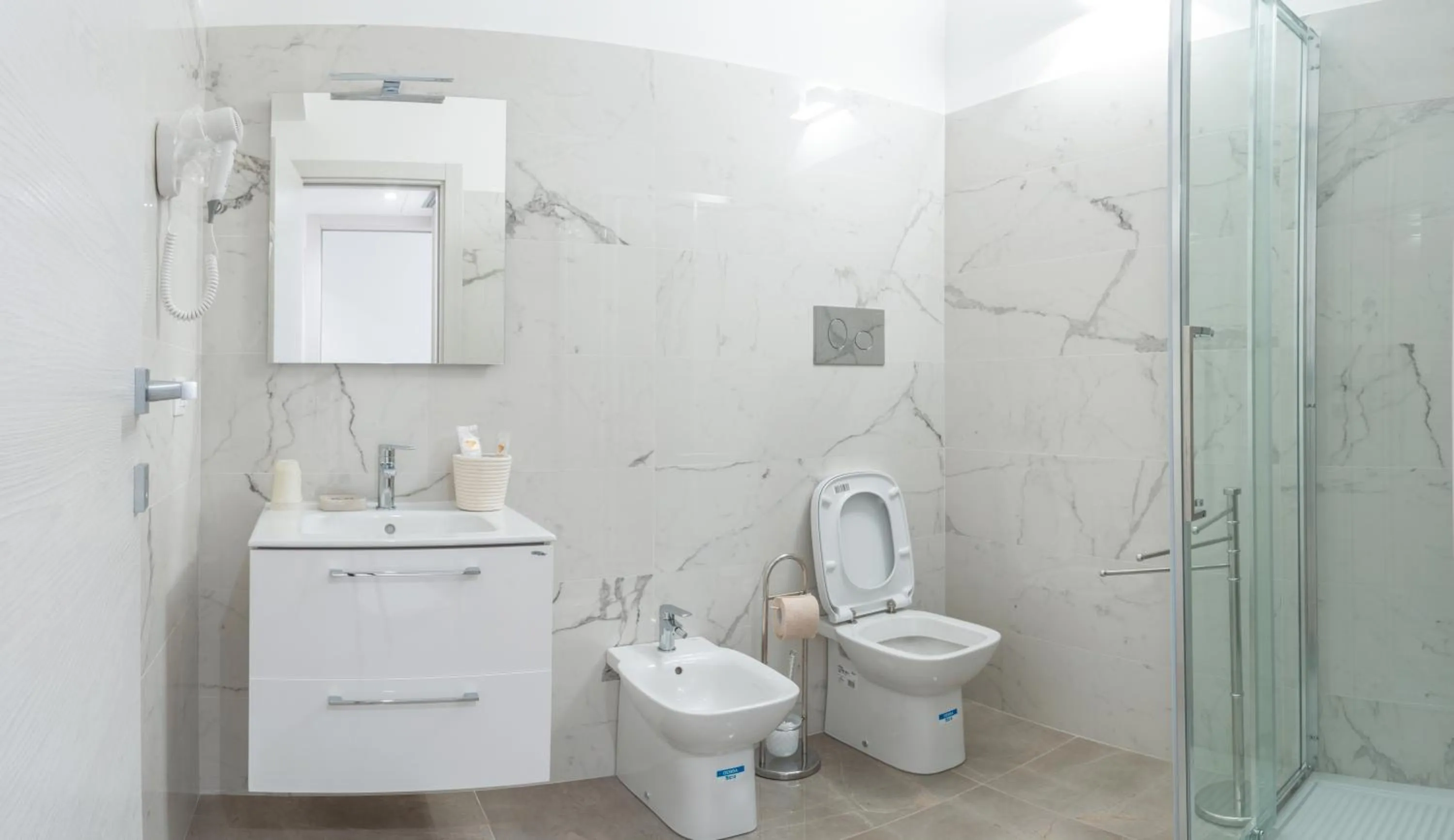 Bathroom in Mediterraneo Palace Luxury Affittacamere