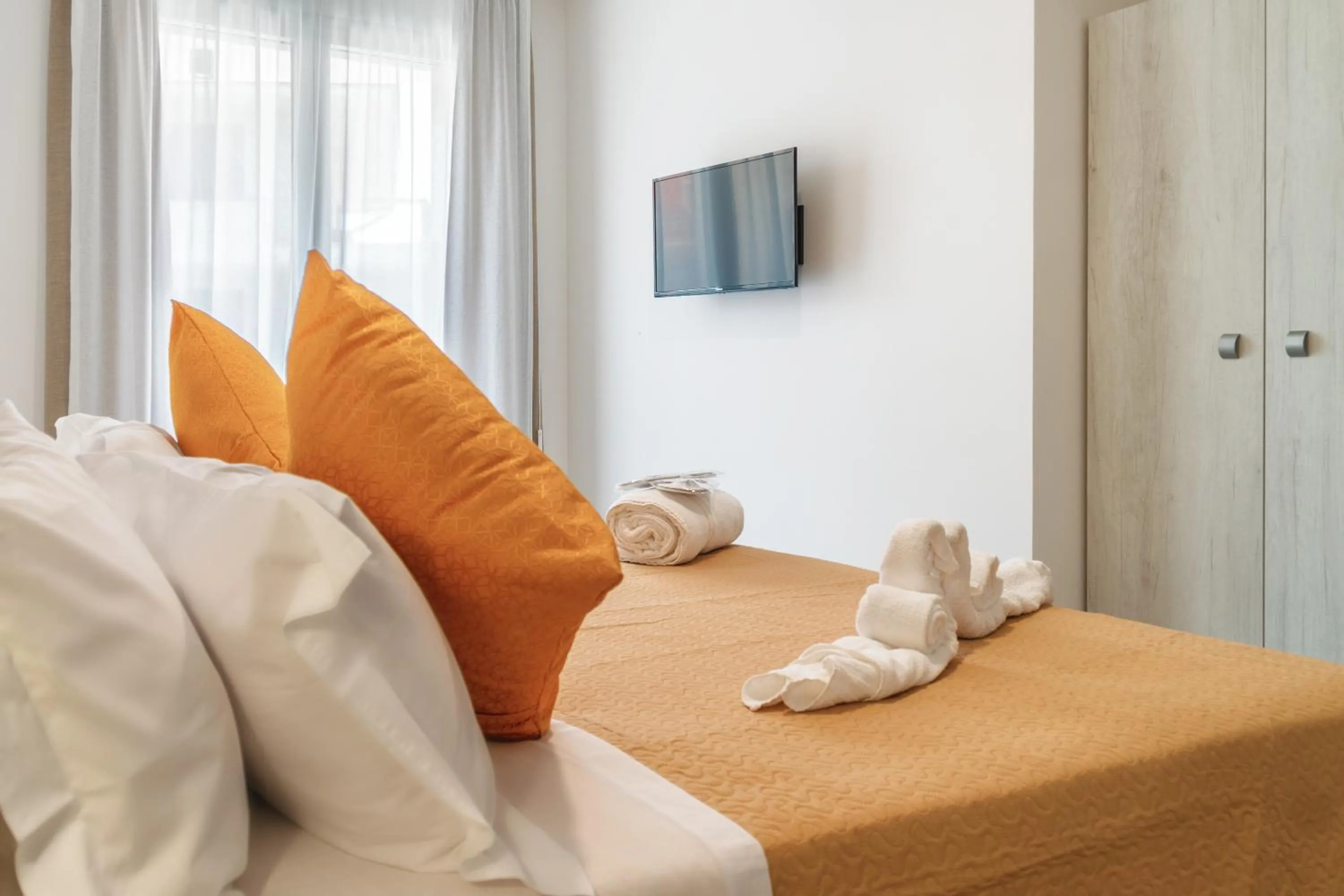 Bed in Mediterraneo Palace Luxury Affittacamere