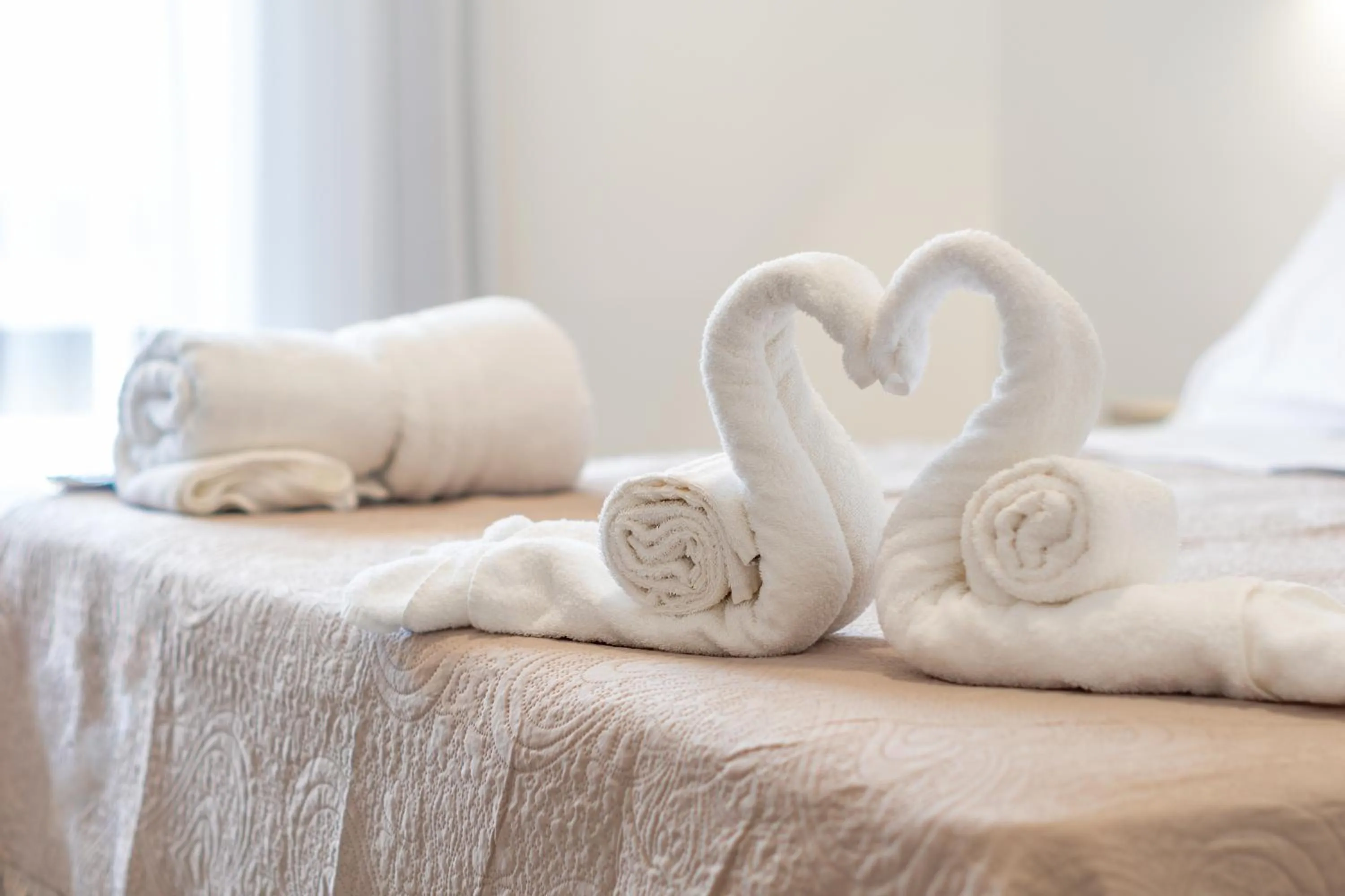 Bed in Mediterraneo Palace Luxury Affittacamere