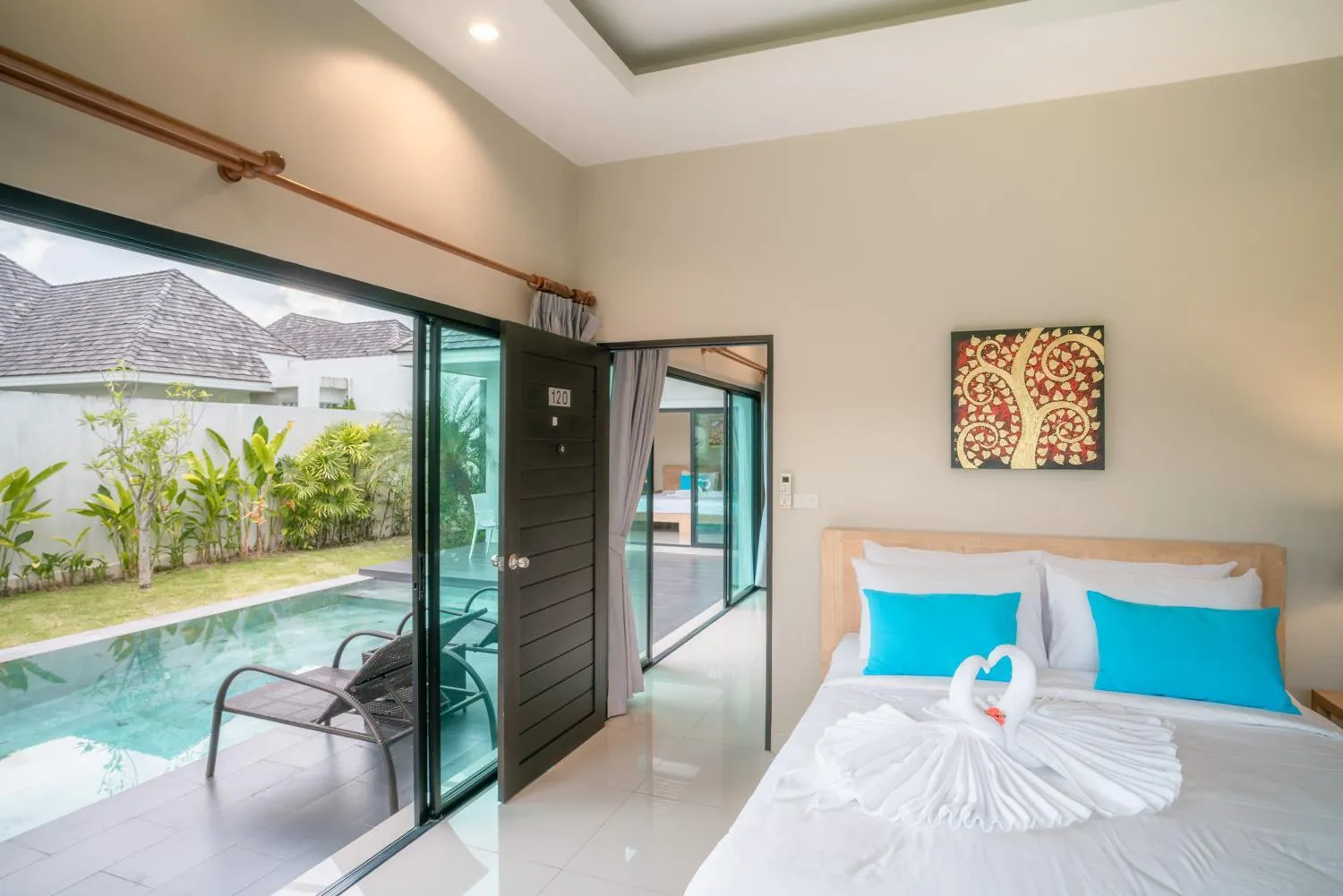 Bed in Layantara Villas