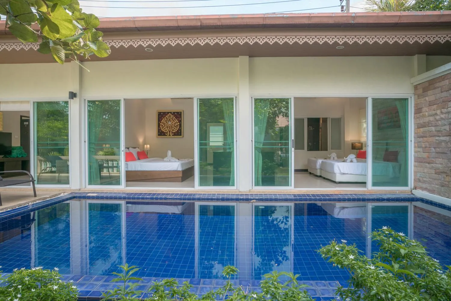 Pool view in Layantara Villas