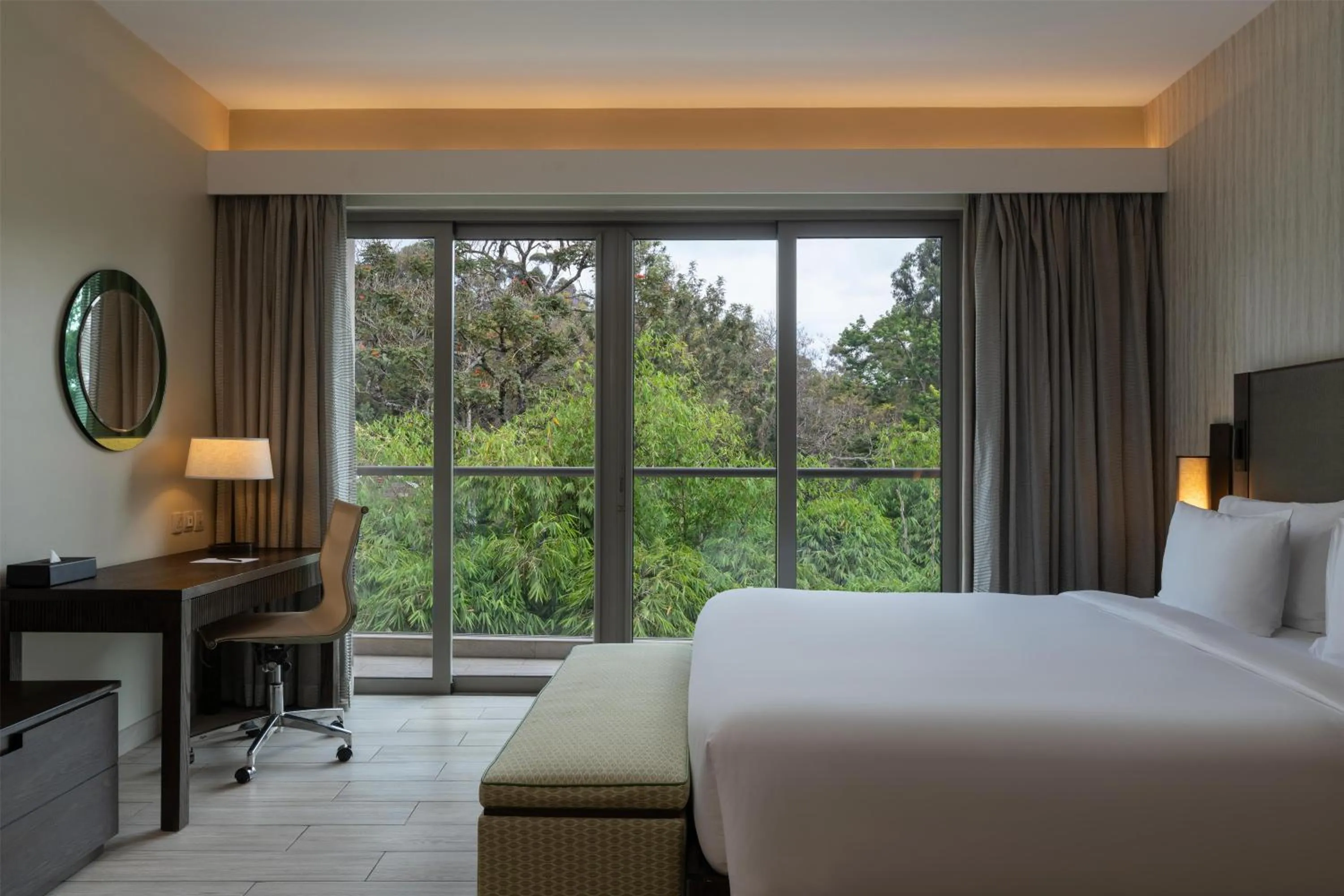 View (from property/room), Bed in Radisson Blu Hotel & Residence Nairobi Arboretum