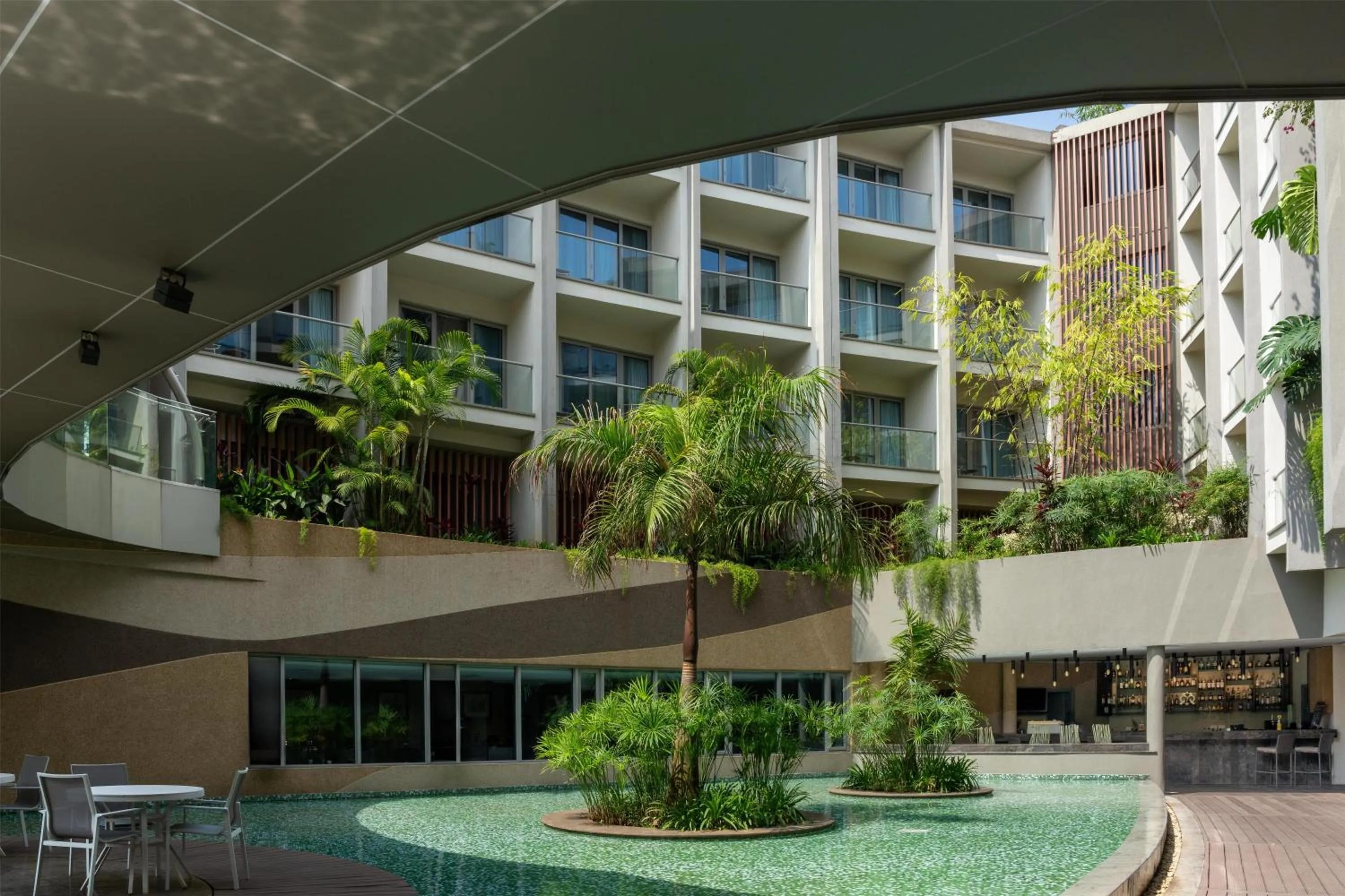 Pool view in Radisson Blu Hotel & Residence Nairobi Arboretum