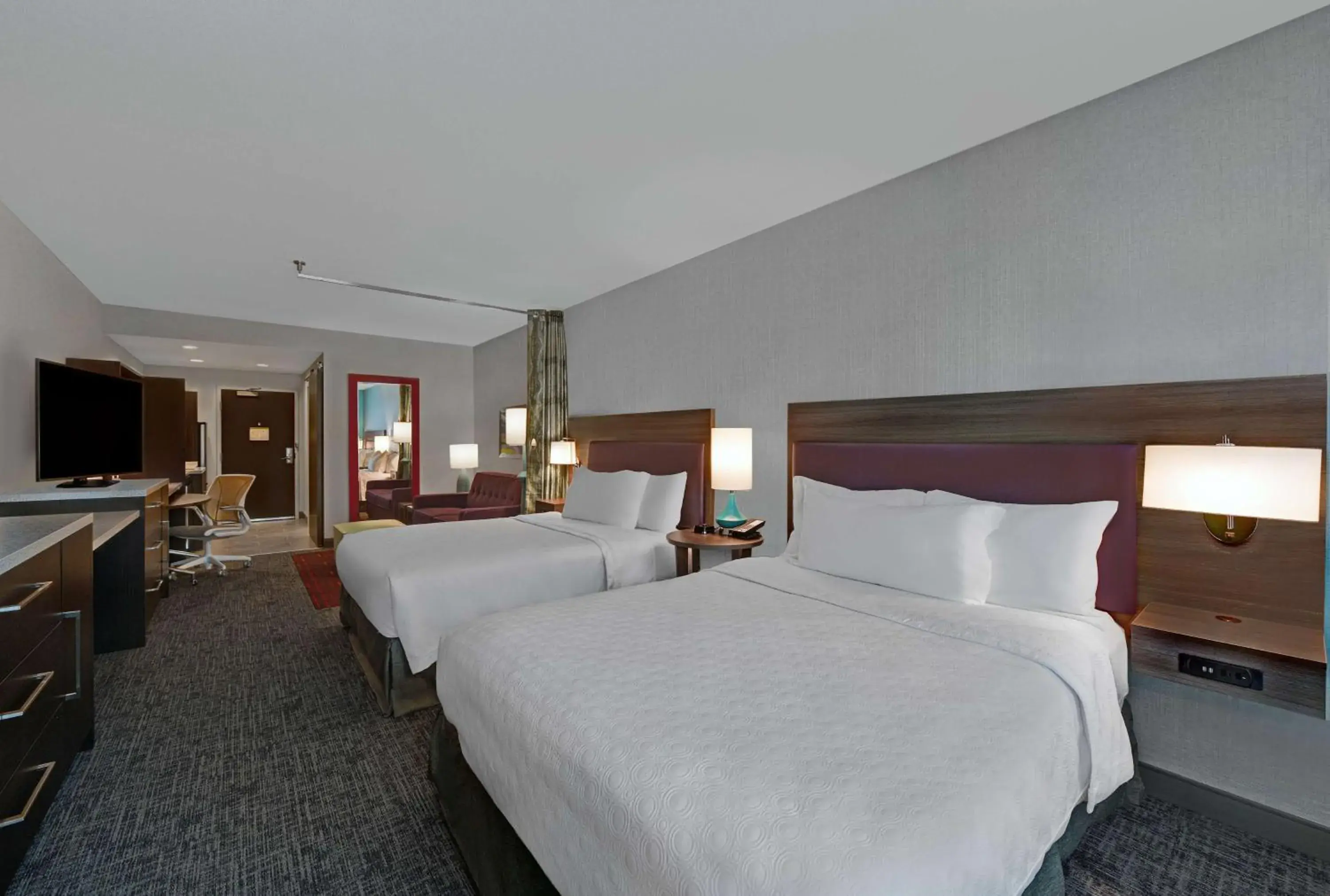 Queen Studio with Two Queen Beds - Non-Smoking in Home2 Suites By Hilton Memphis Wolfchase Galleria Queen Studio with Two Queen Beds - Non-Smoking in Home2 Suites By Hilton Memphis Wolfchase Galleria