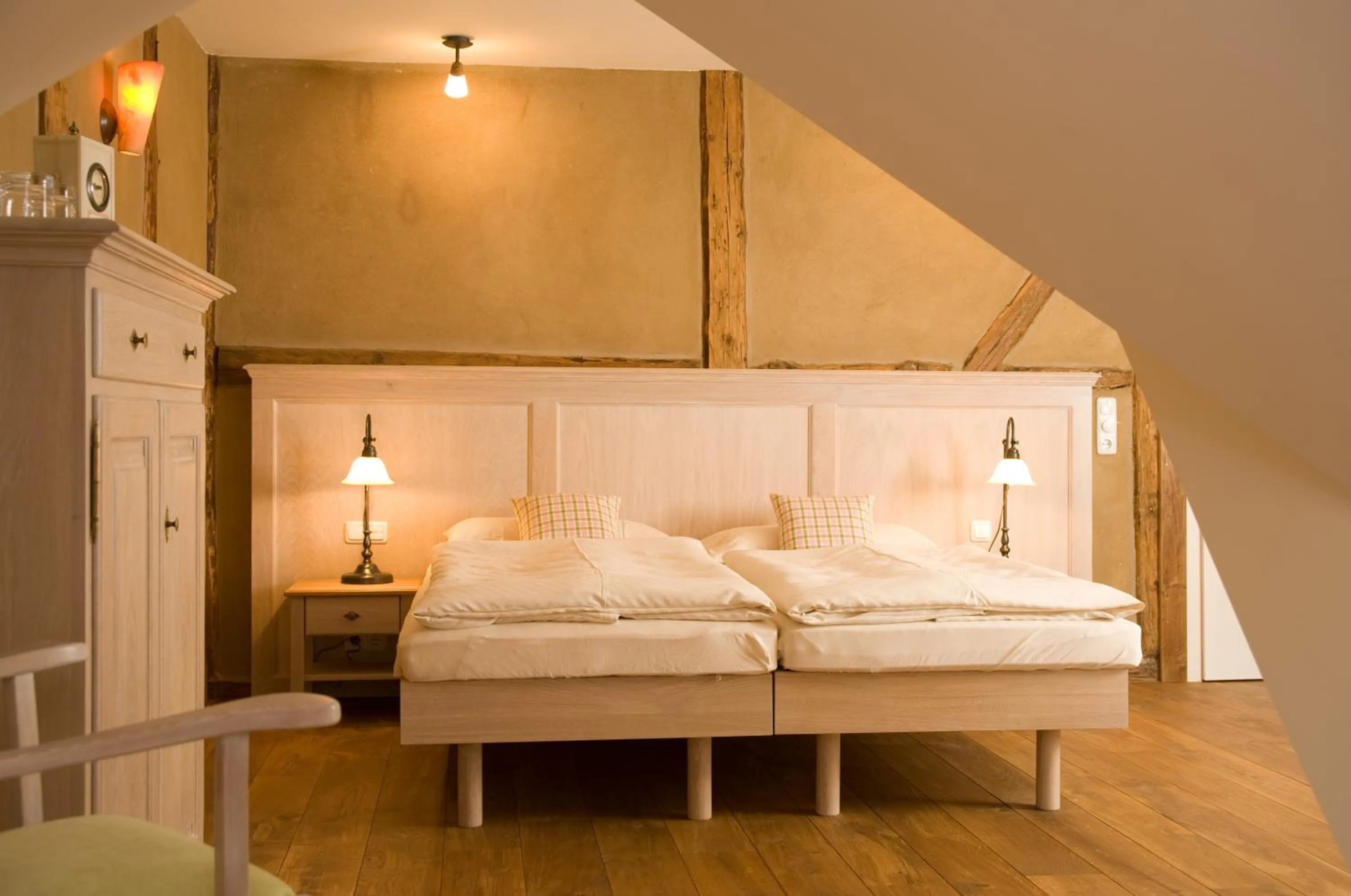 Photo of the whole room, Bed in Hotel Gutshaus Parin - Bio- und Gesundheitshotel