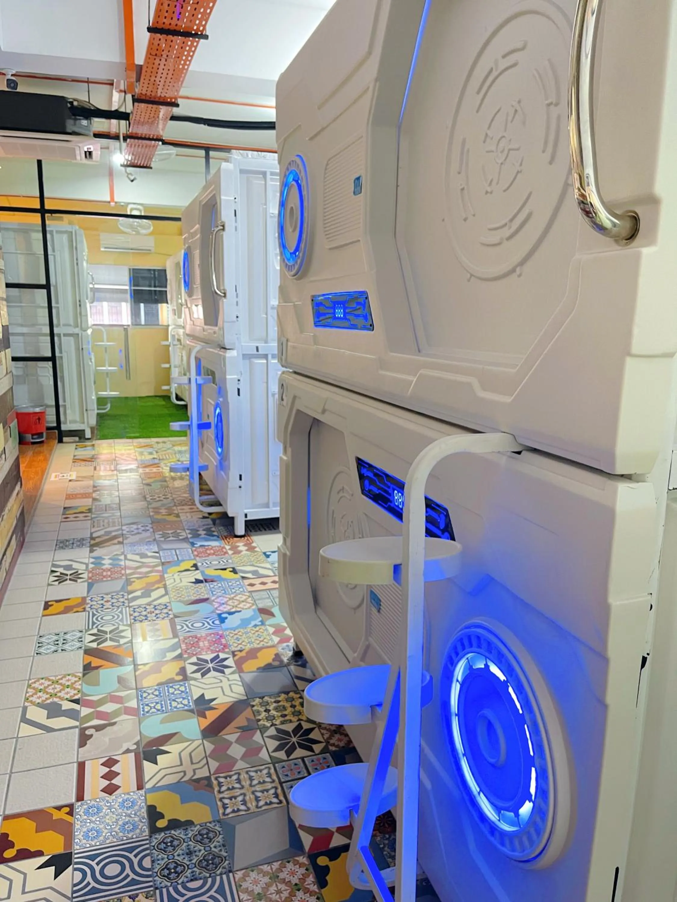 On site in ZZZ SLEEP MODE CAPSULE