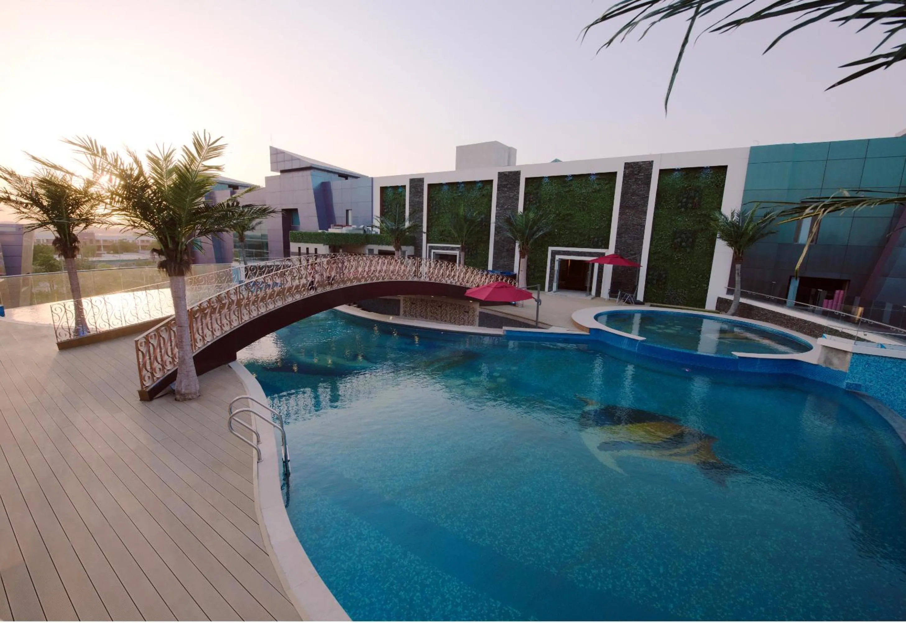 Swimming pool in Royal Swiss Lahore