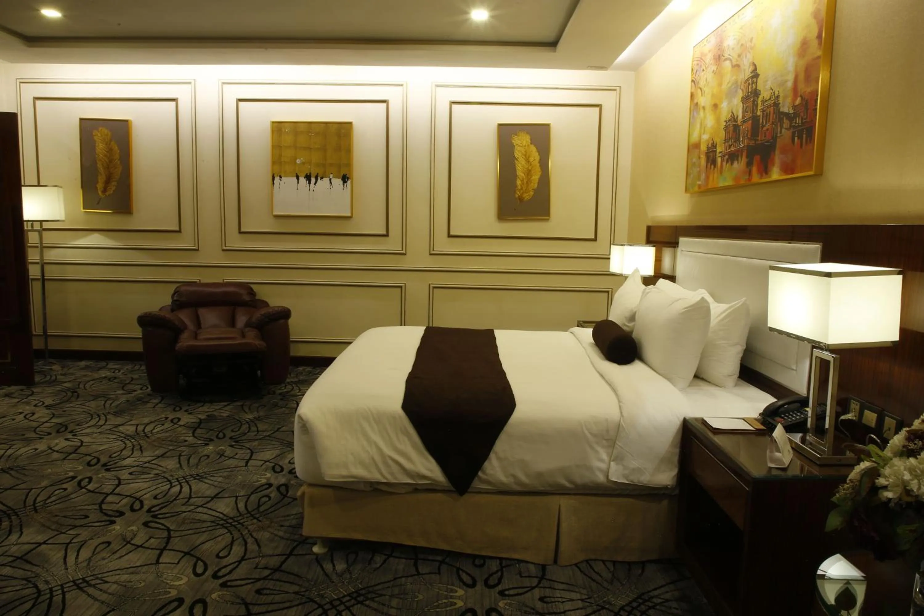 Bed in Royal Swiss Lahore