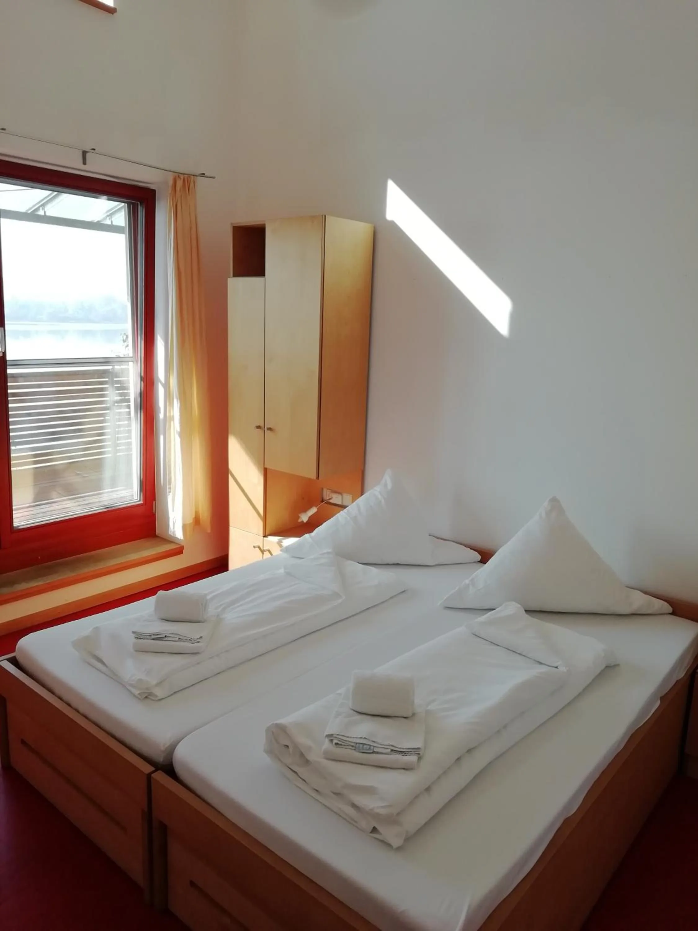 Bedroom, Bed in Naturfreundehaus Bodensee