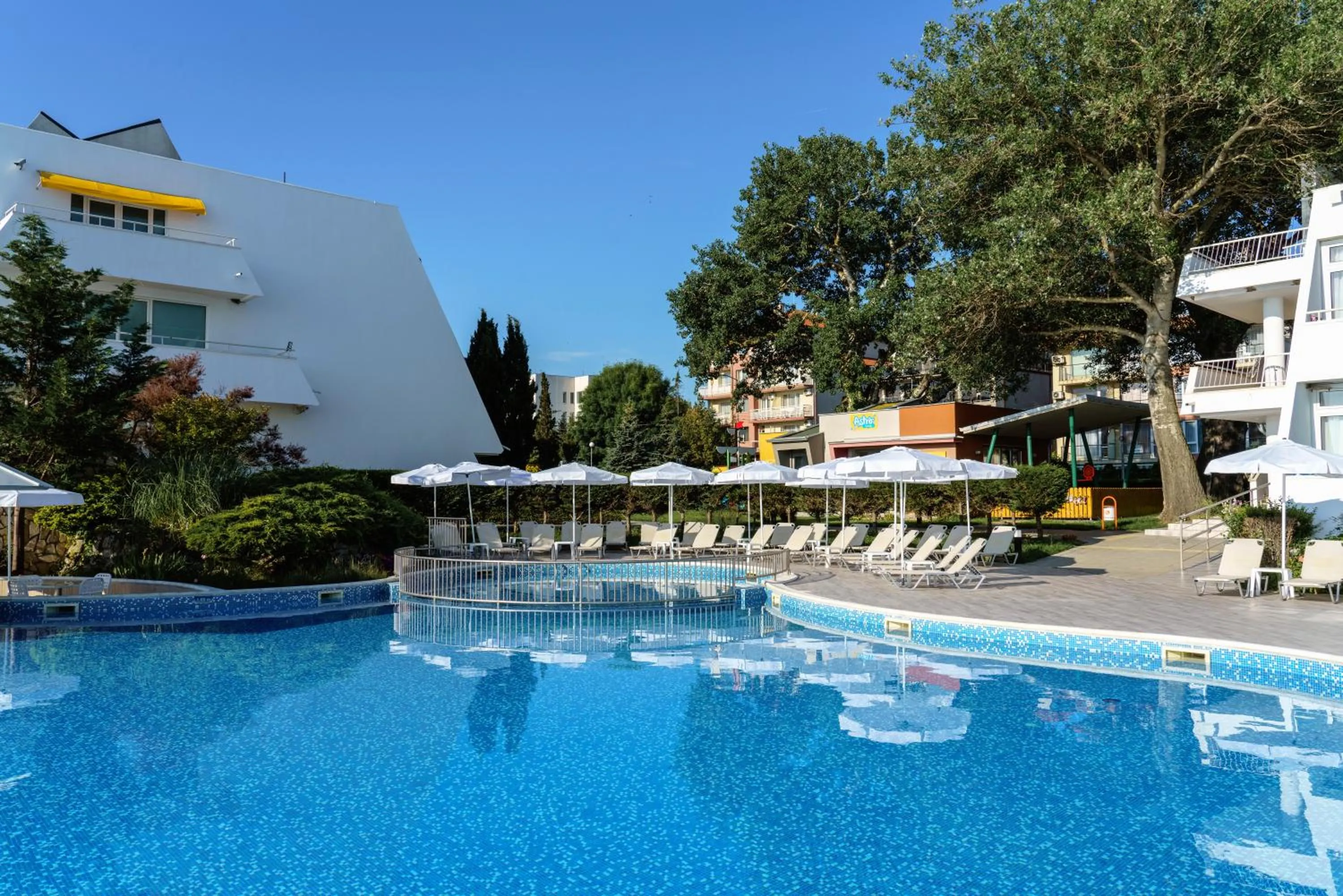 Pool view in AluaSun Helios Beach - All Inclusive