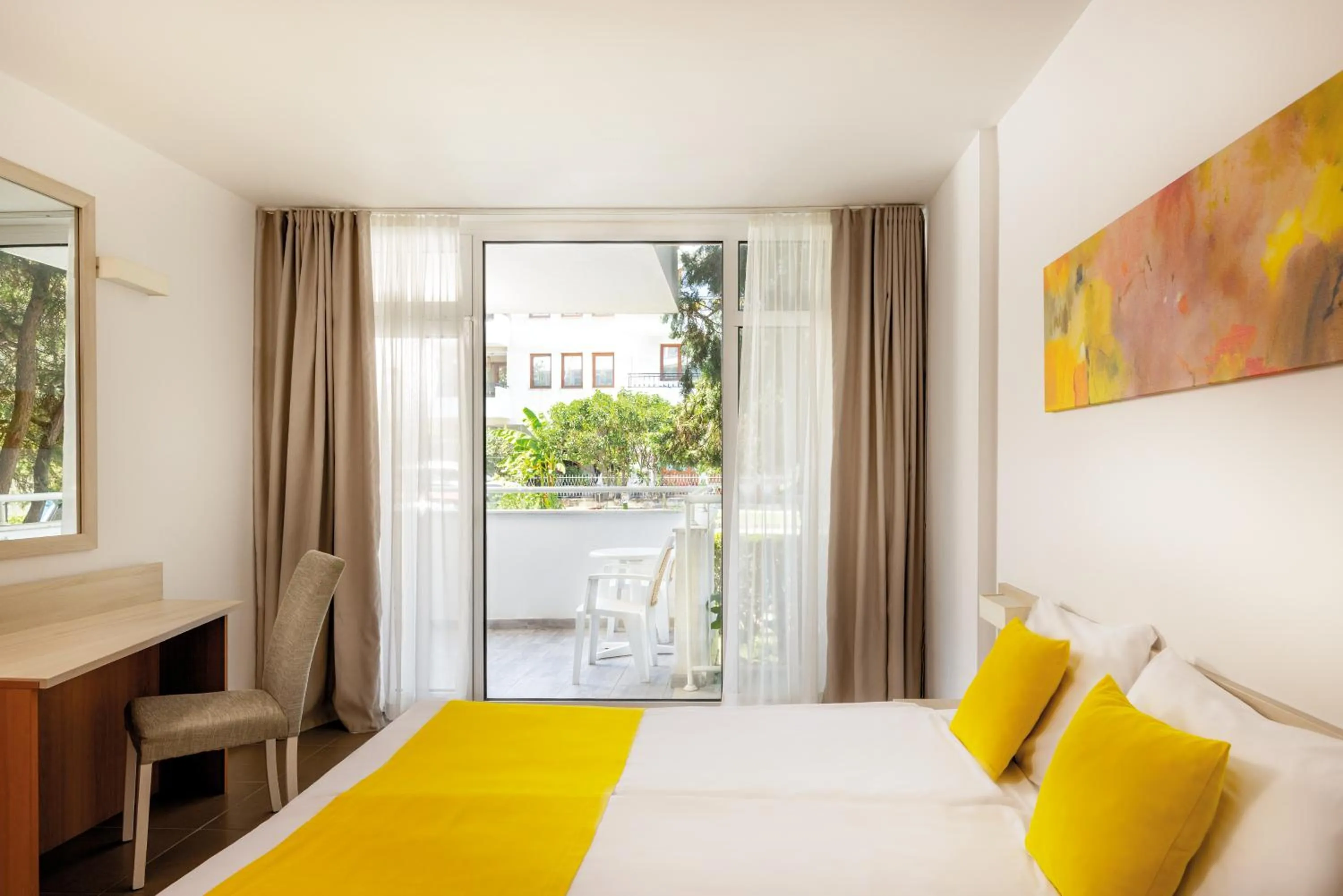 Bedroom, Bed in AluaSun Helios Beach - All Inclusive