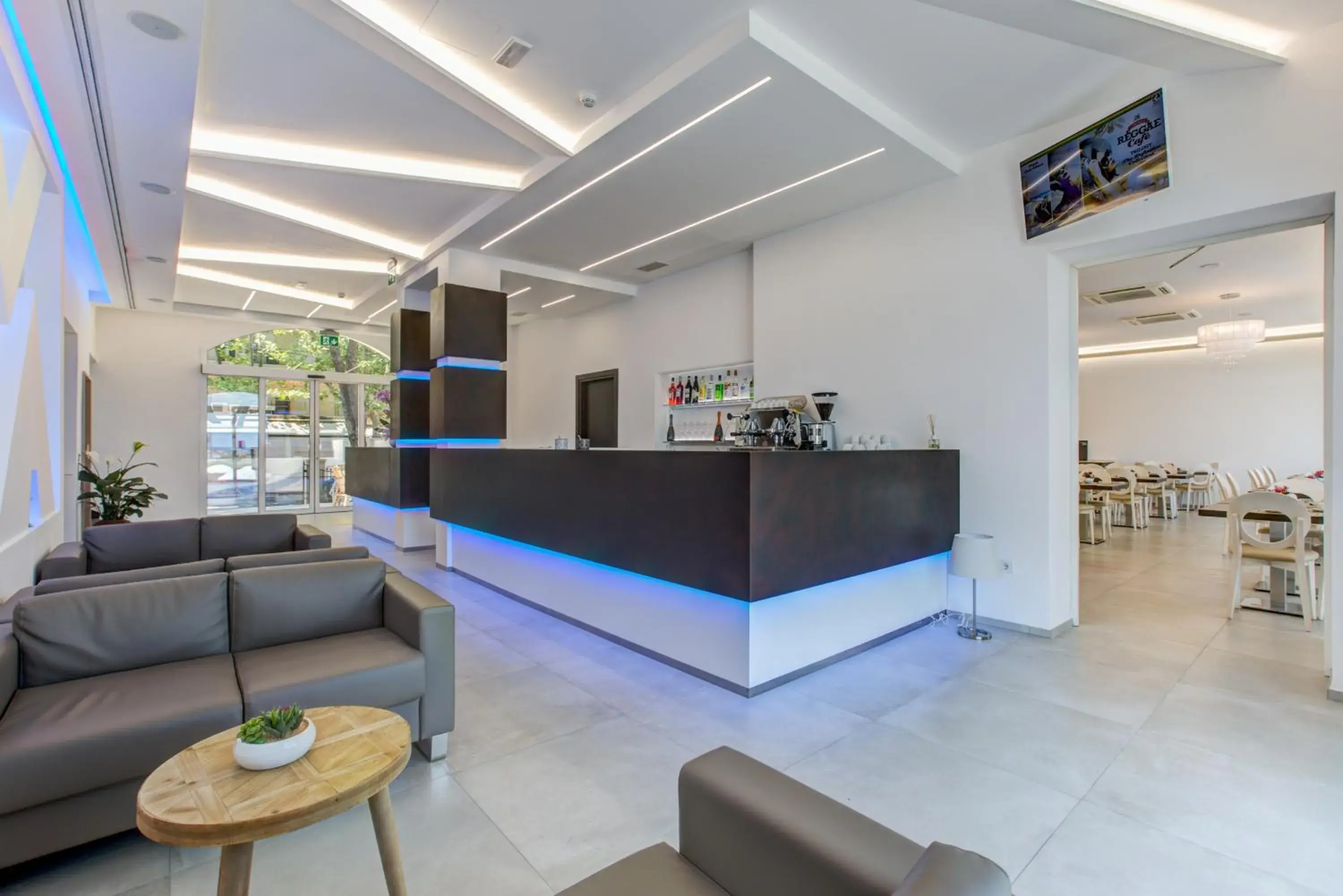 Lounge or bar, Lobby/Reception in Hotel Villa Augustea
