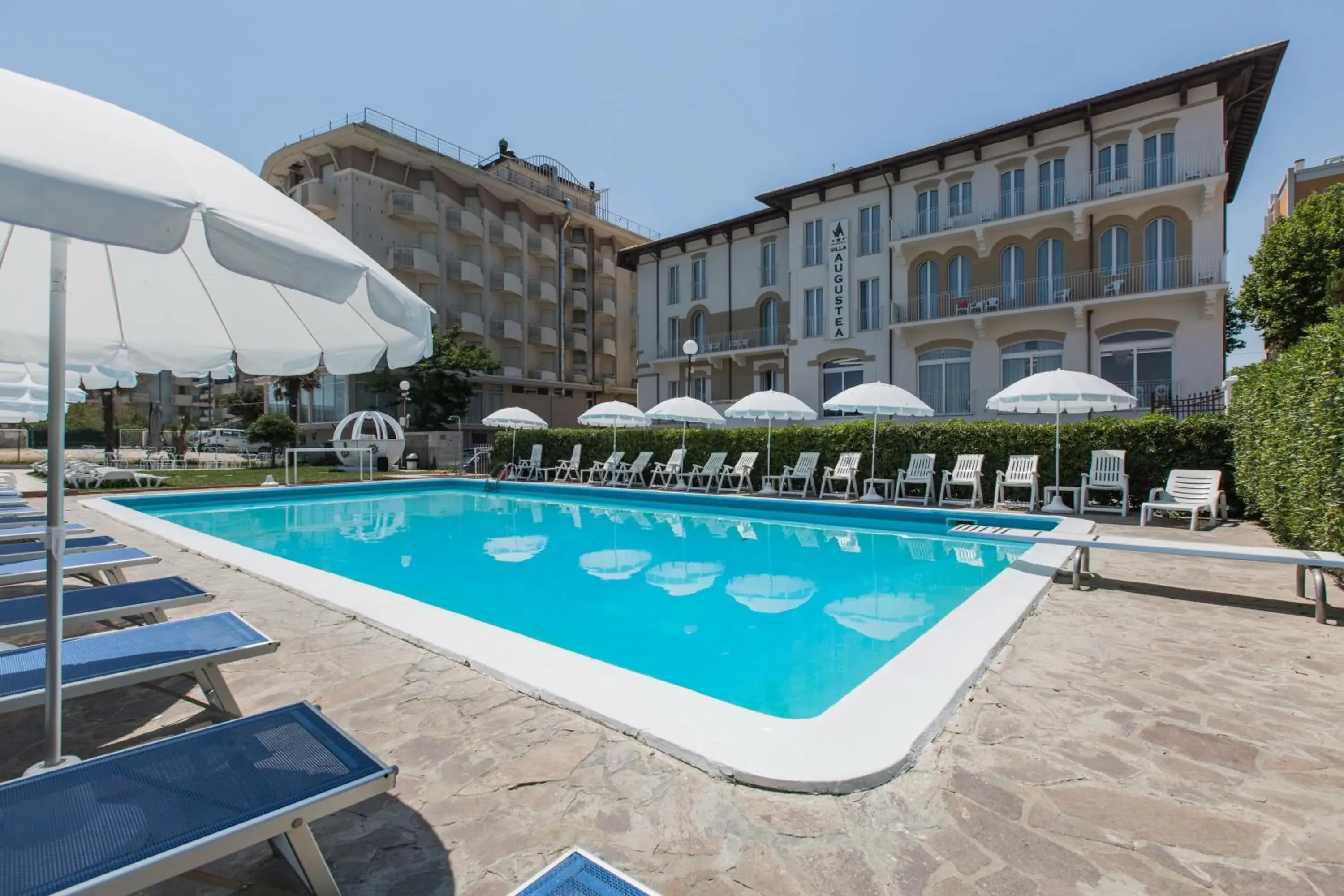 Pool view, Swimming Pool in Hotel Villa Augustea