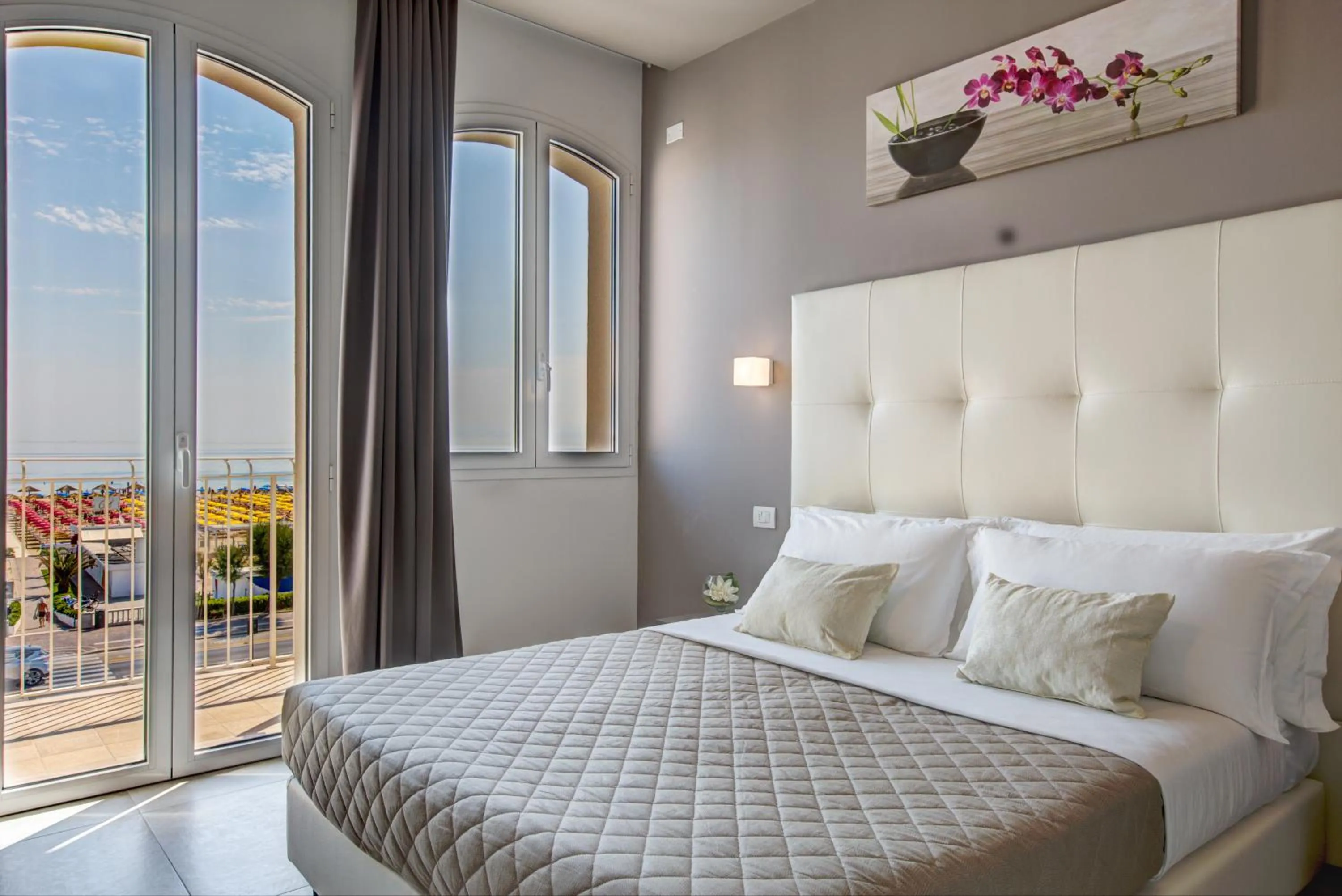 Bed in Hotel Villa Augustea