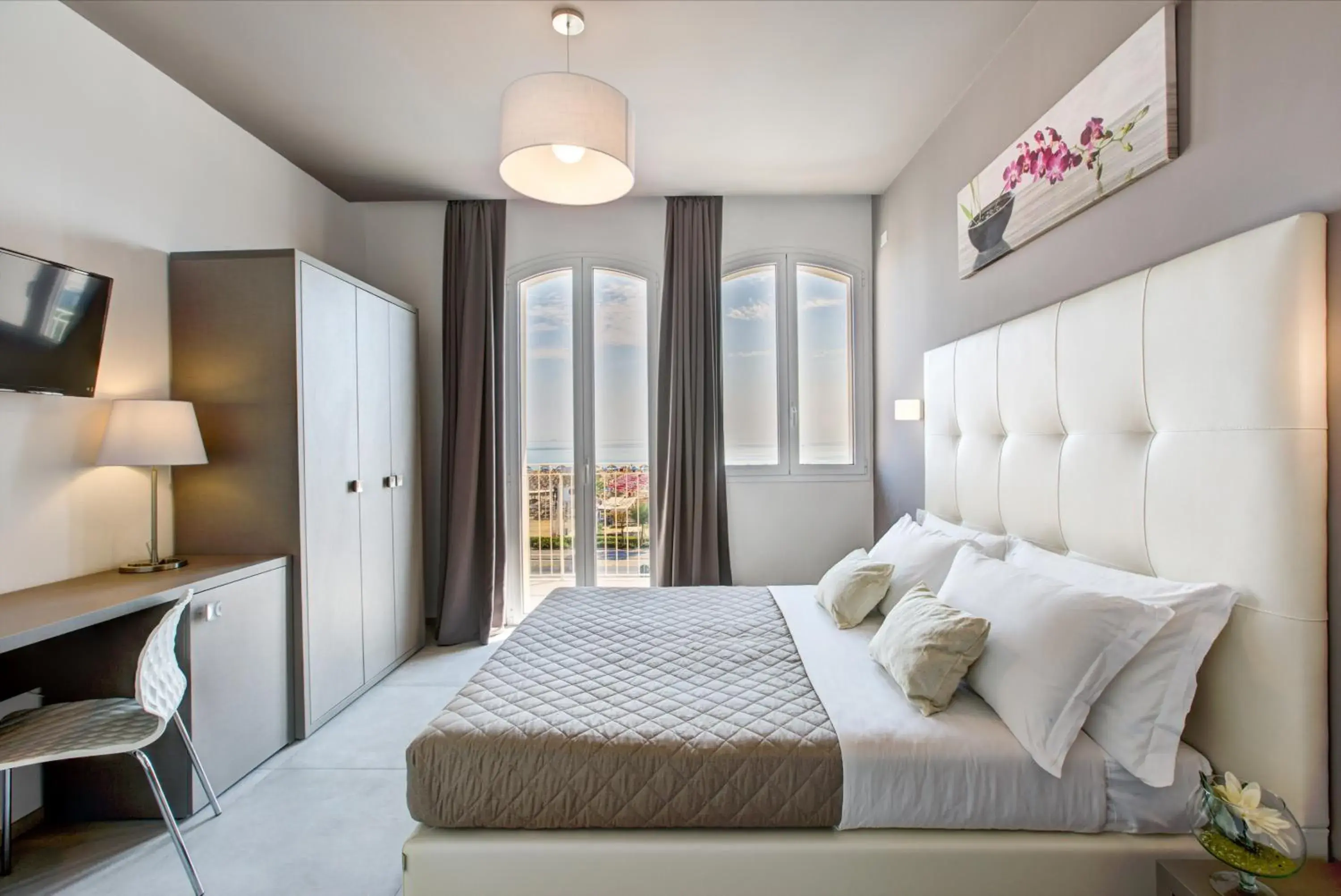 Bed in Hotel Villa Augustea