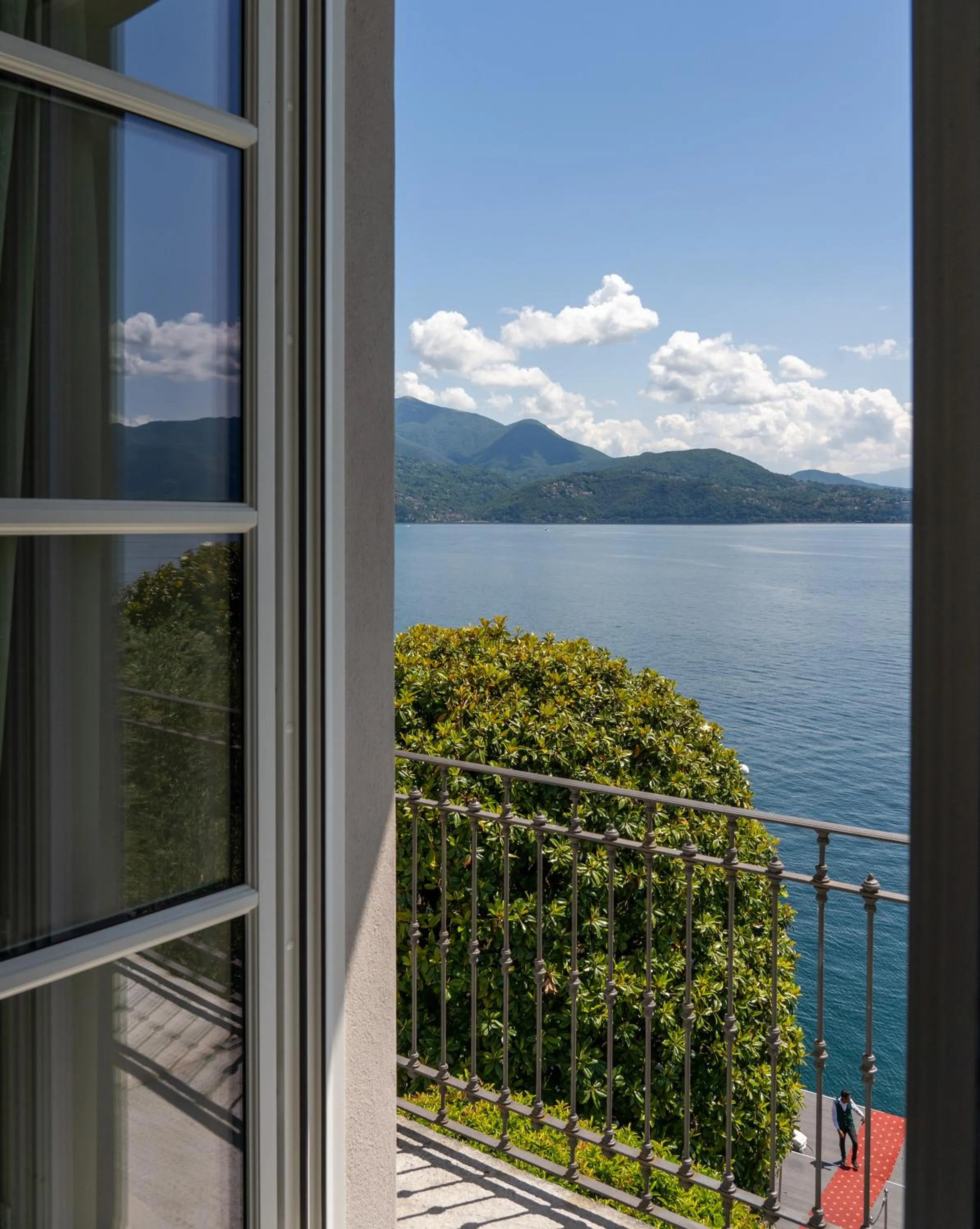 Lake view in Park Hotel Italia