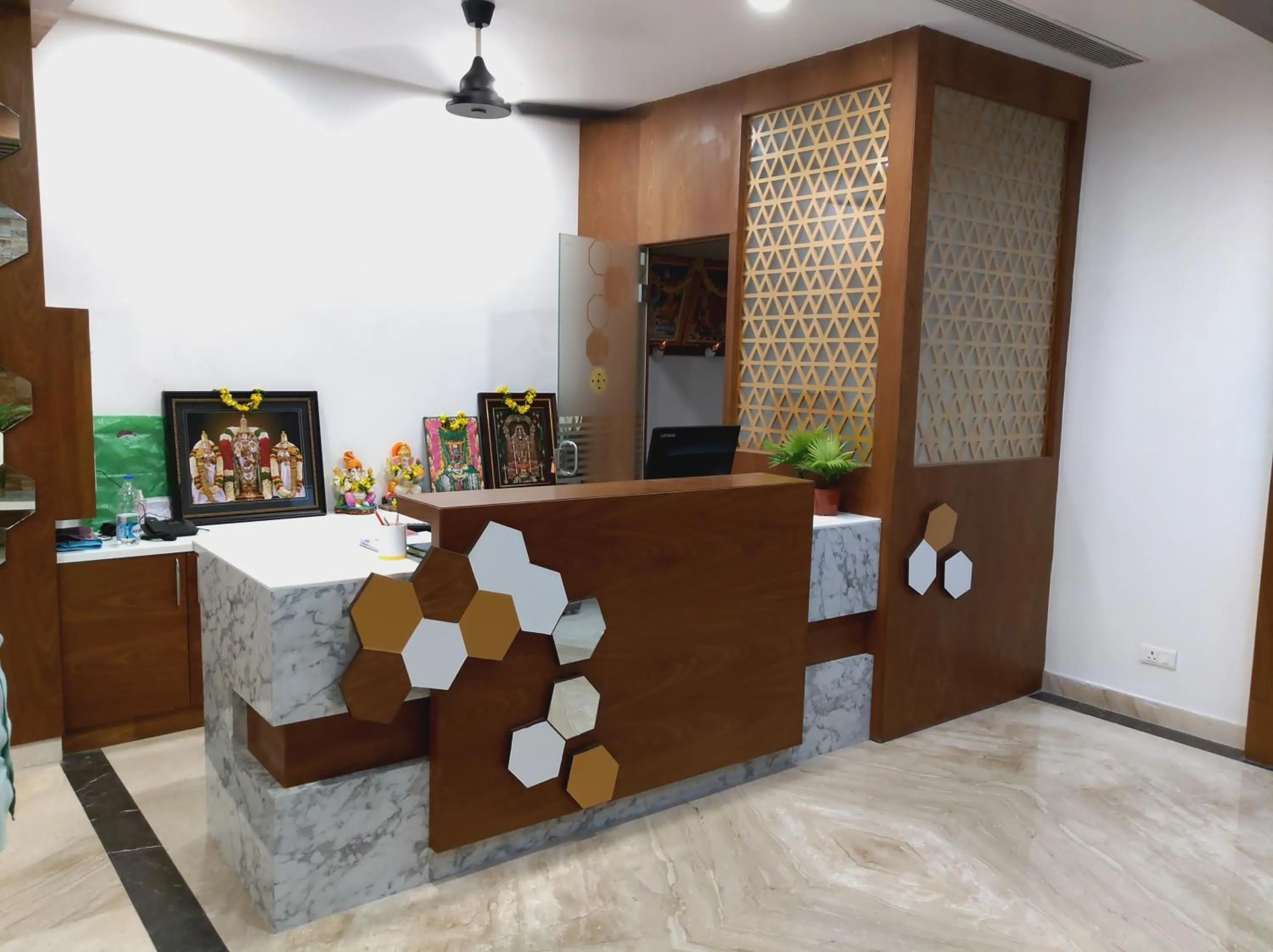 Lobby or reception in Hotel Sri Ram Grand