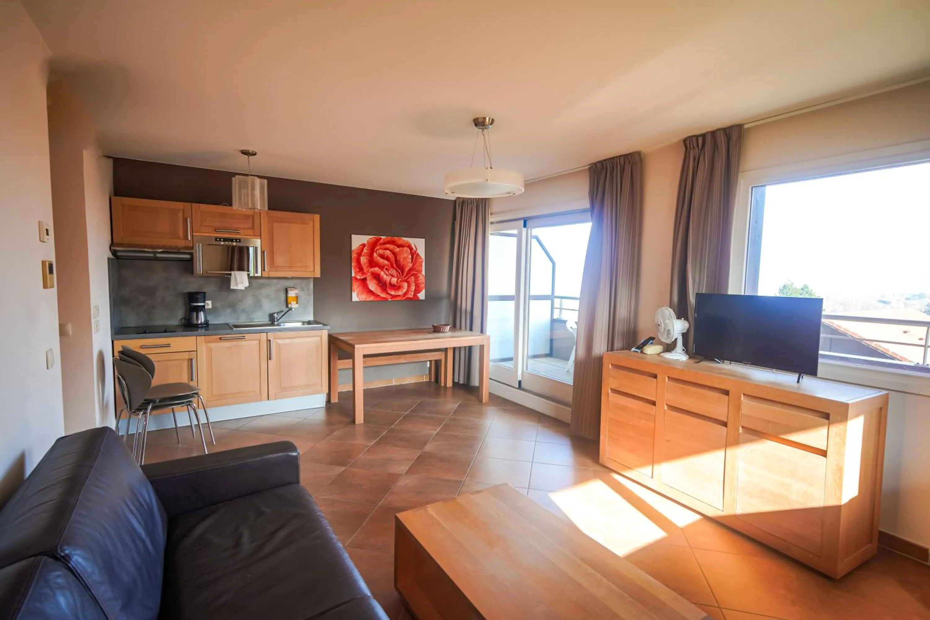 Kitchen or kitchenette in Residence Les Chataigniers