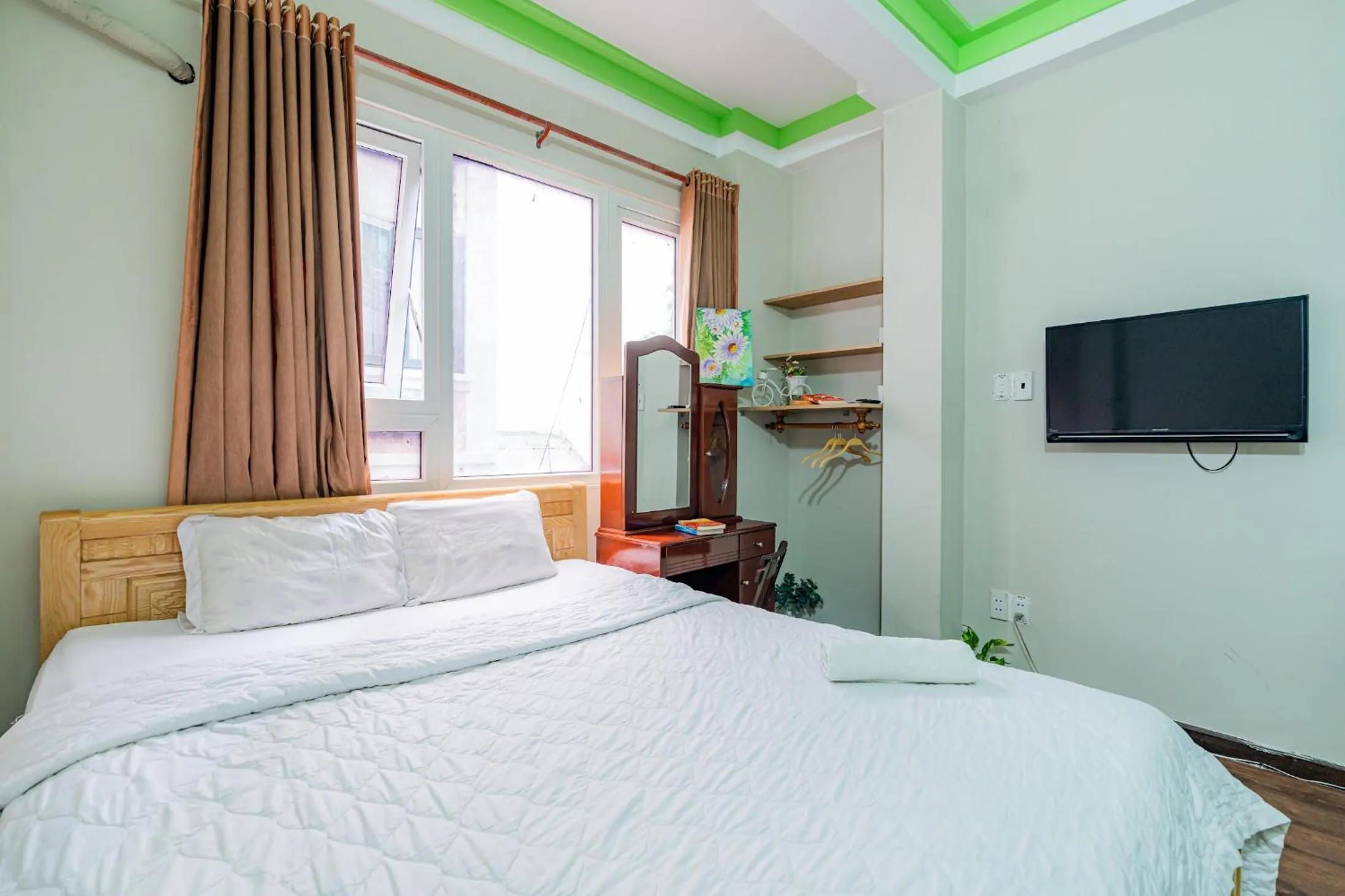 Bed in Vuông Tròn homestay