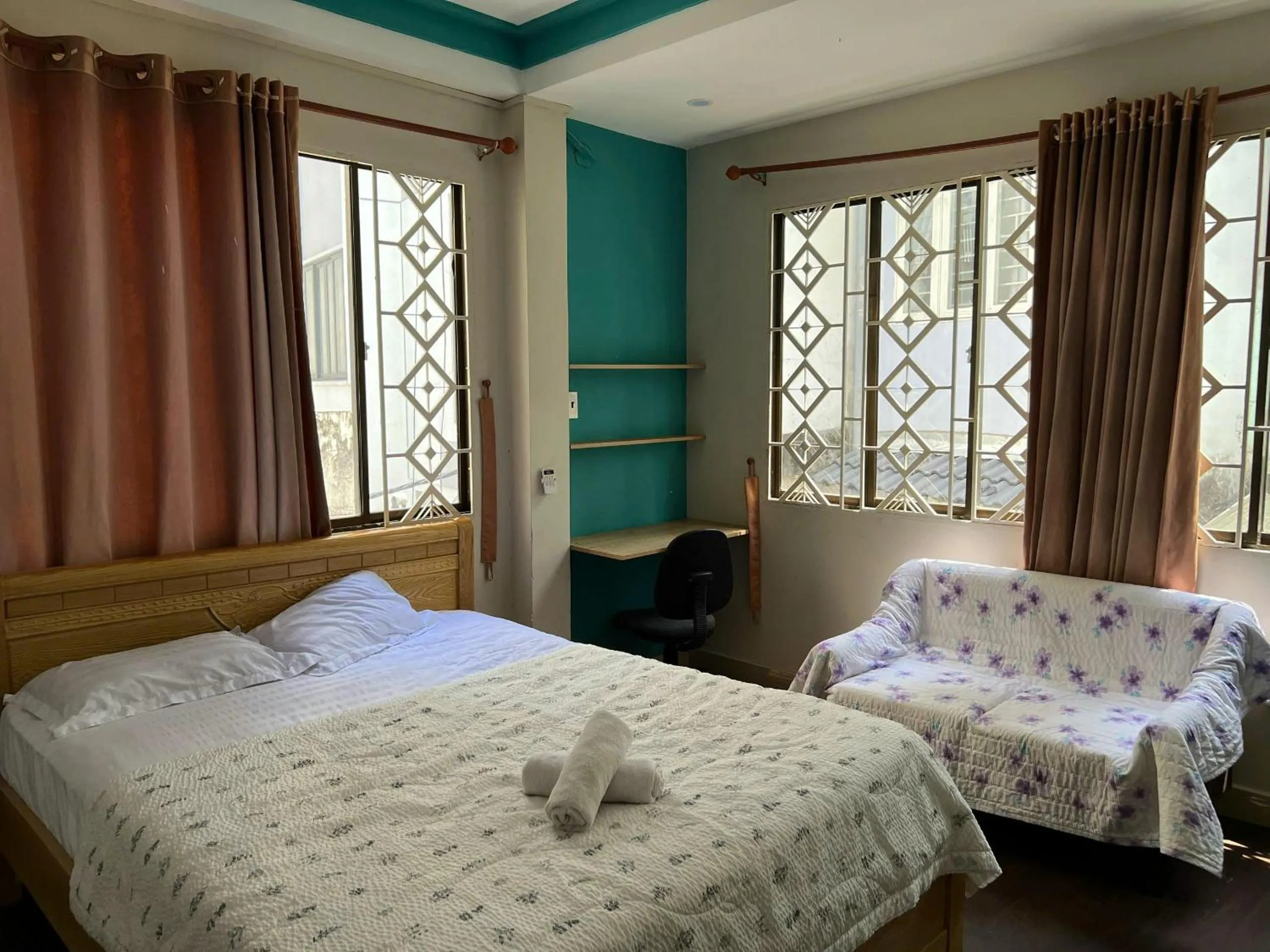 Bed in Vuông Tròn homestay