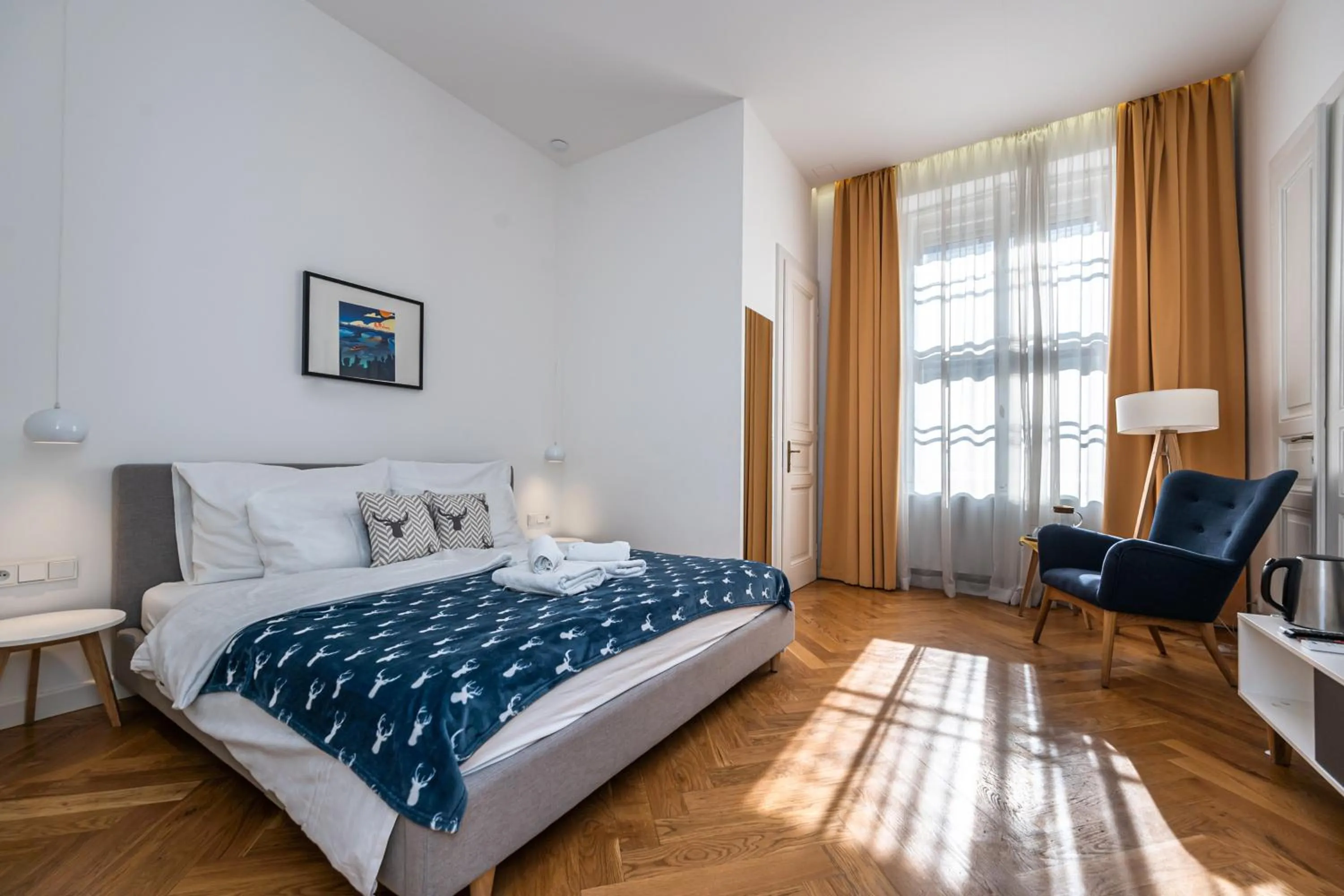 Bed in Apartrezidence Opletalova