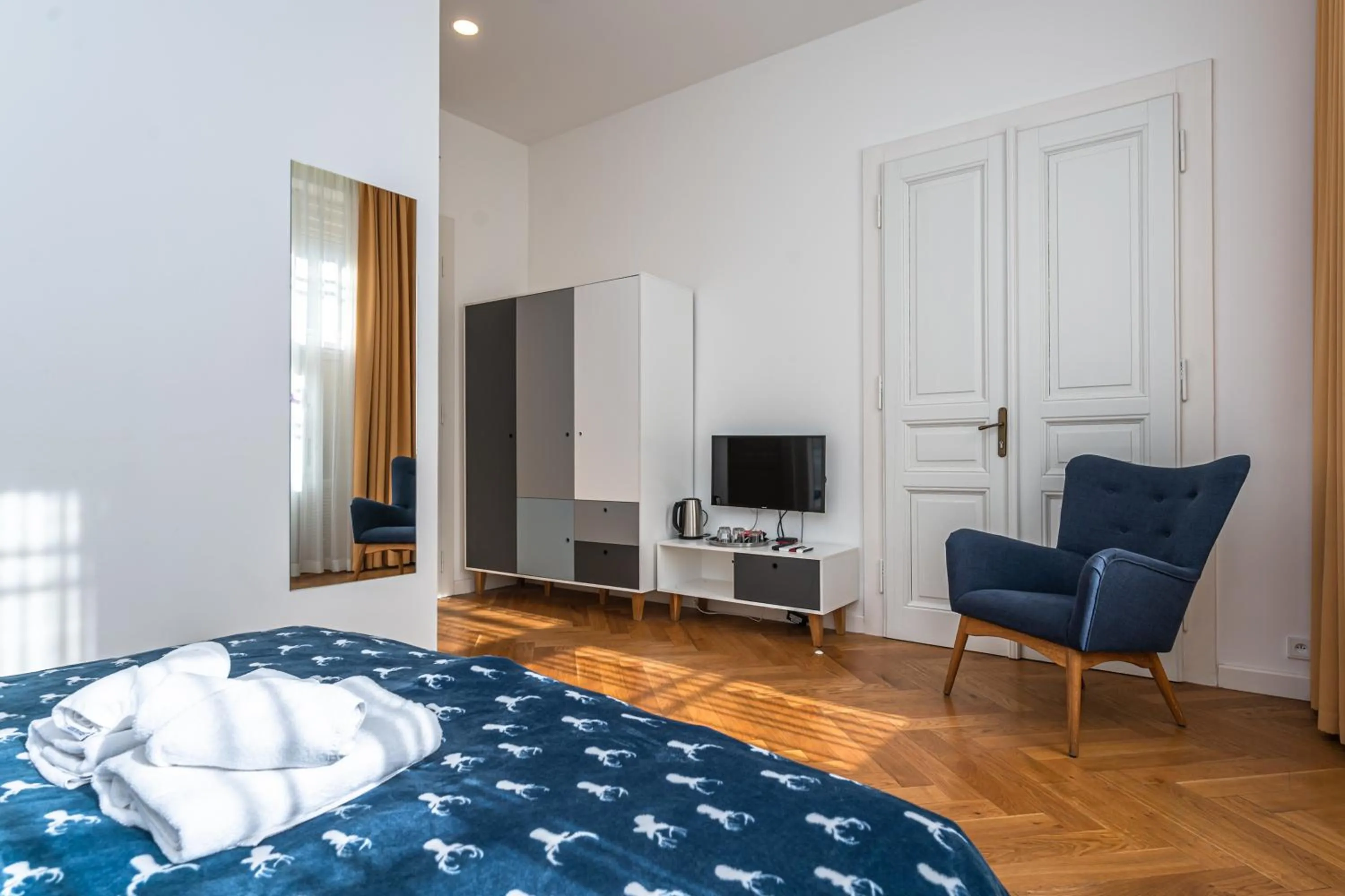 TV and multimedia, Bed in Apartrezidence Opletalova